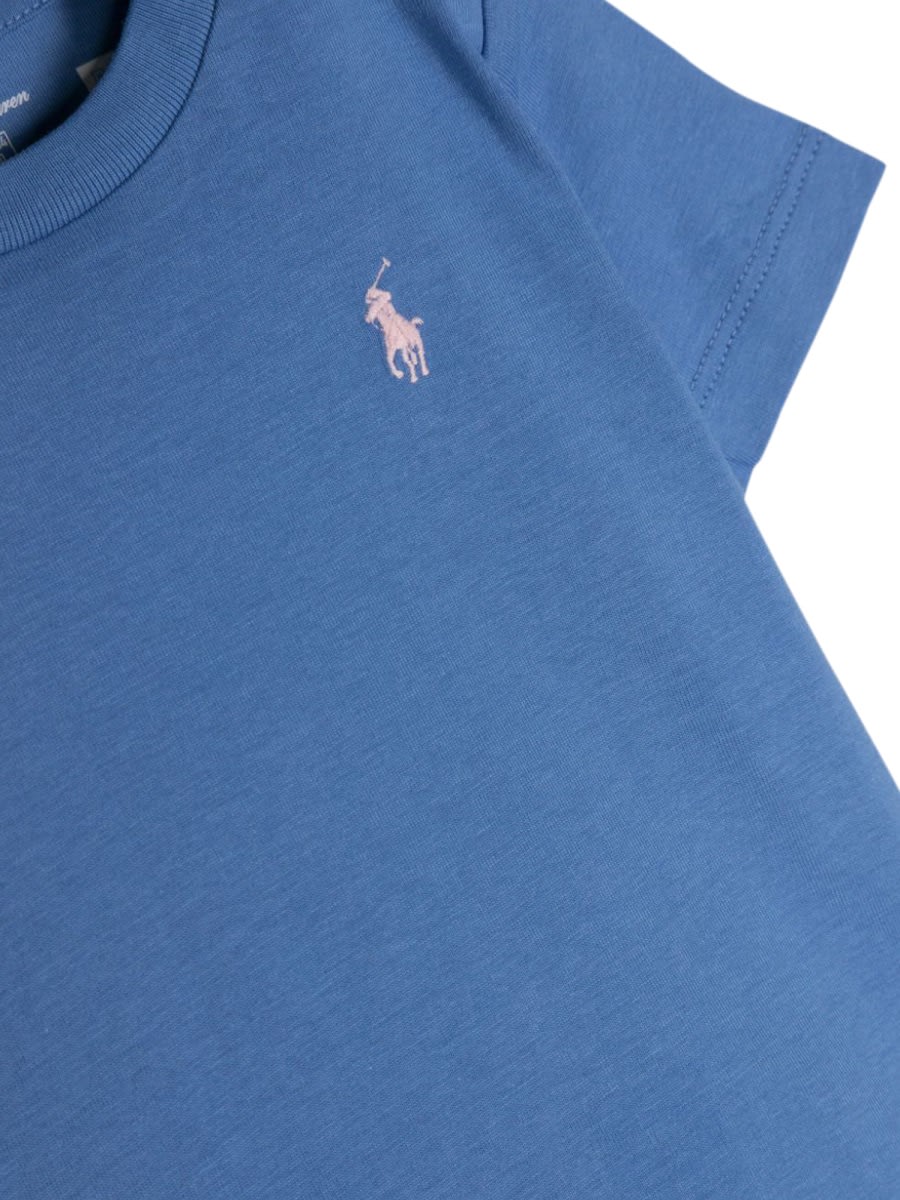 Shop Ralph Lauren Ss Cn-tops-t-shirt In Blue