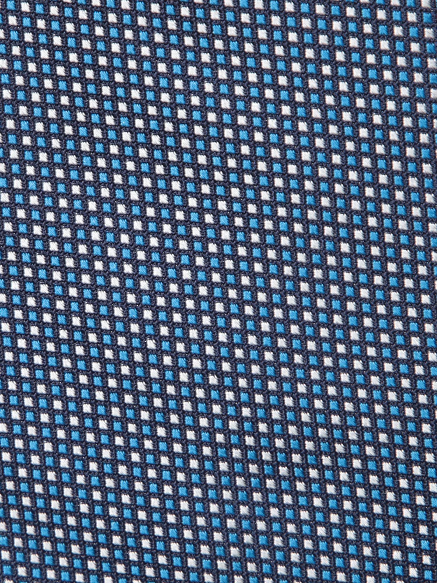 Kiton Micro Pattern Blue Diamond Tie In Blue
