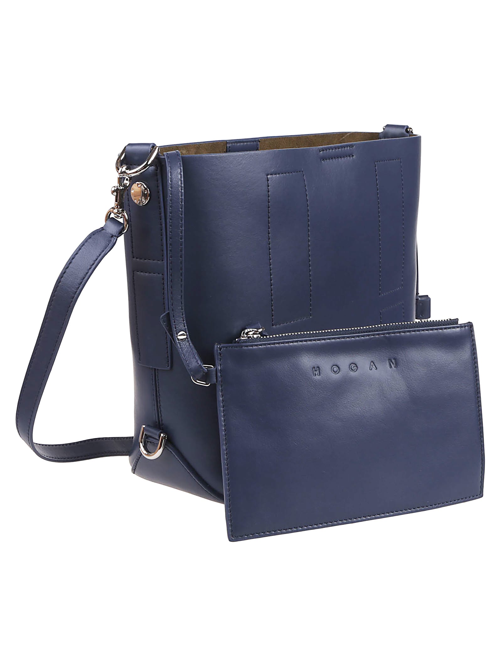 Hogan Small H01r Hobo Bag In Blue