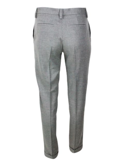 Shop Antonelli Pants In Grey