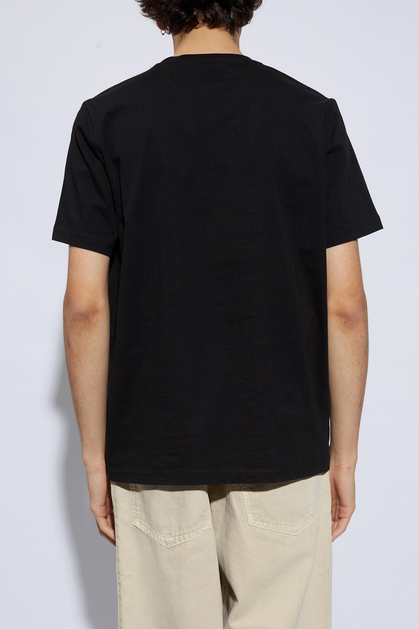 Shop Ps By Paul Smith Ps Paul Smith Printed T-shirt In Black