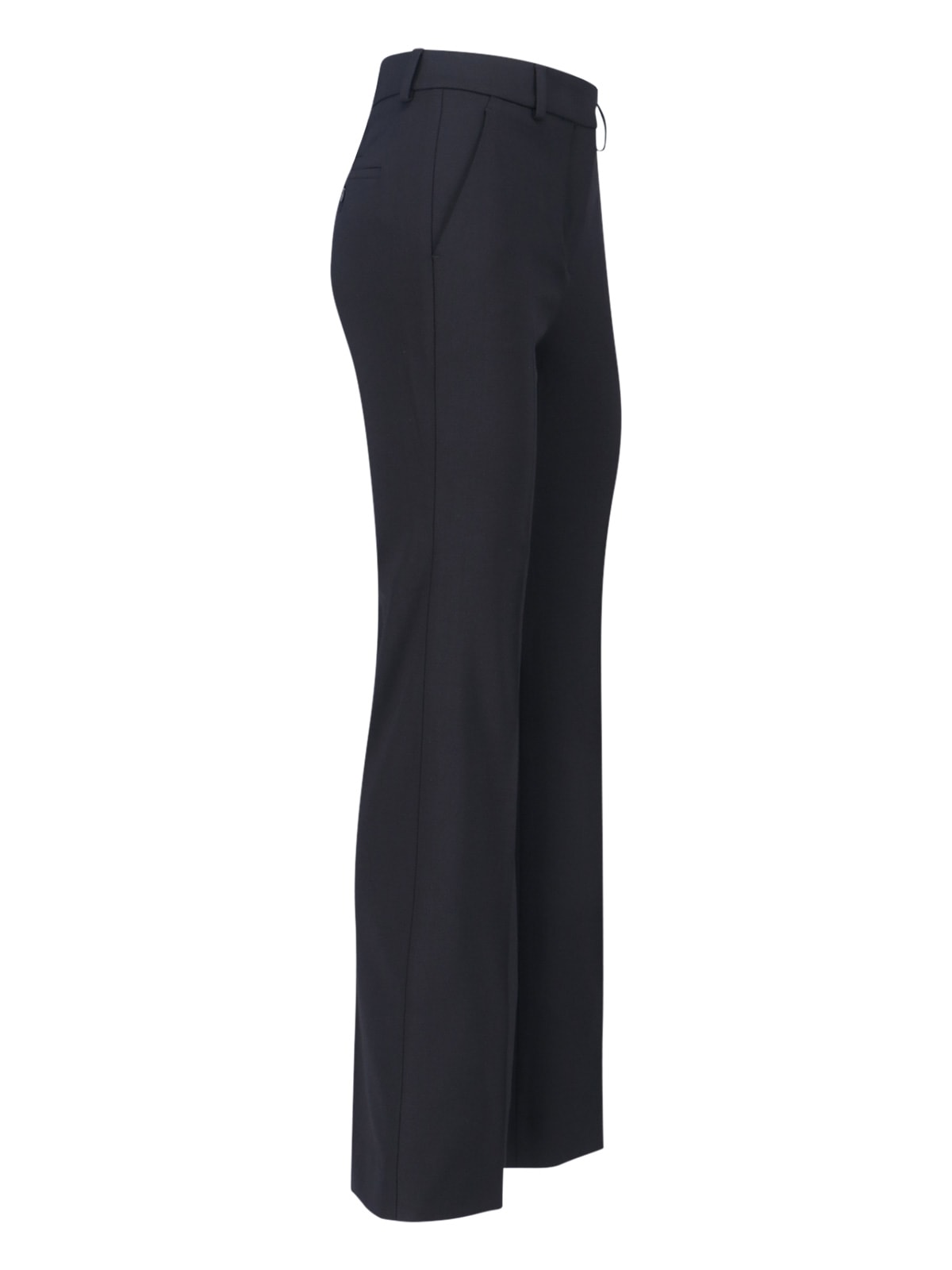 Incotex Virgin Wool Pants In Black