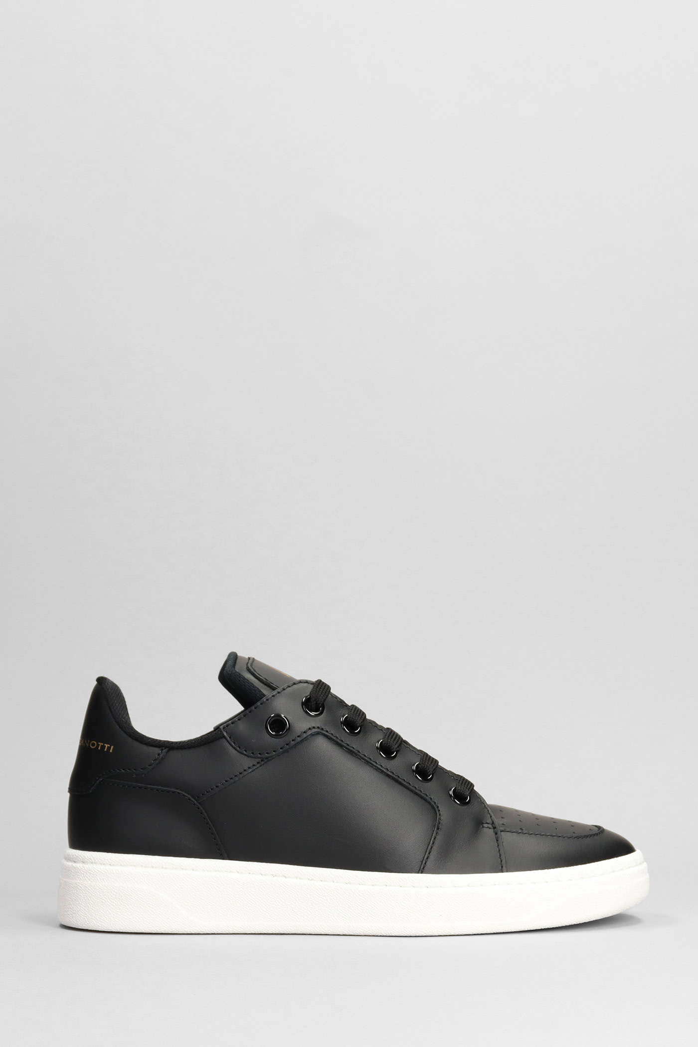 GIUSEPPE ZANOTTI GZ94 SNEAKERS IN BLACK LEATHER