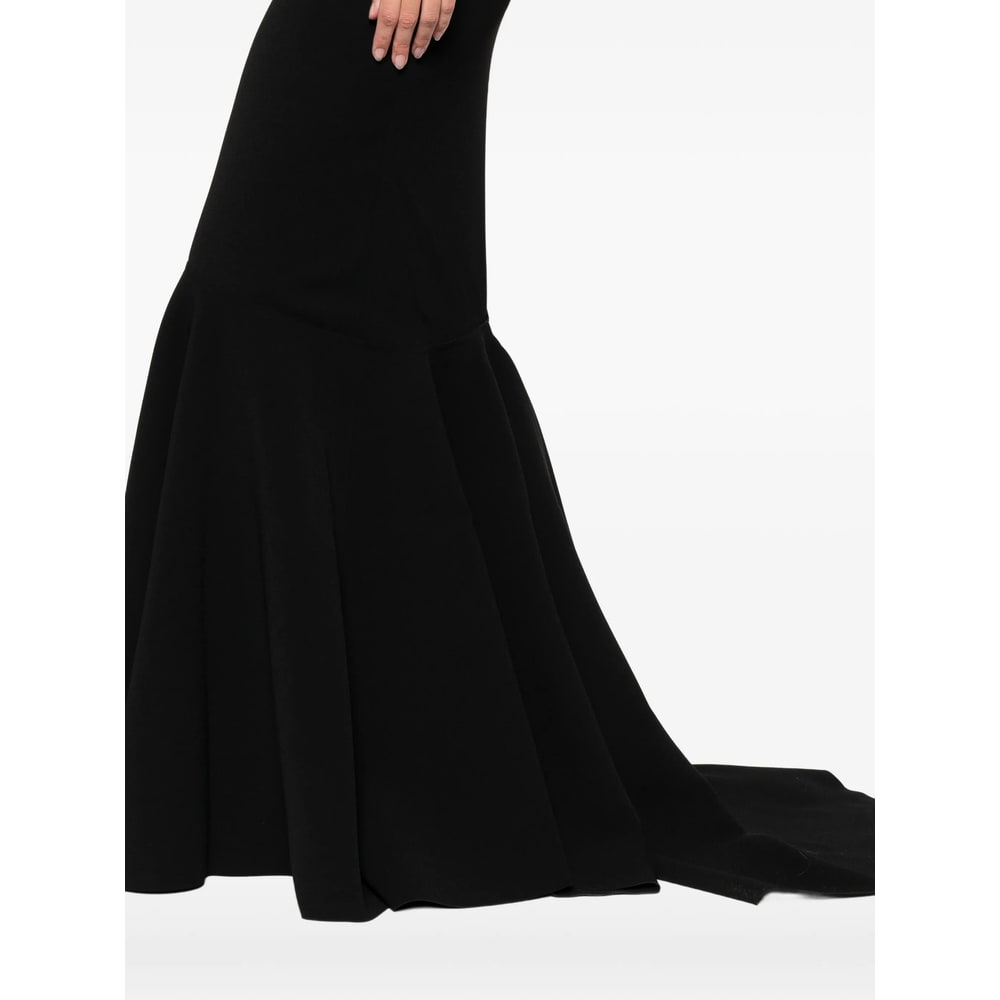 Solace London Halterneck Maxi Dress In Black
