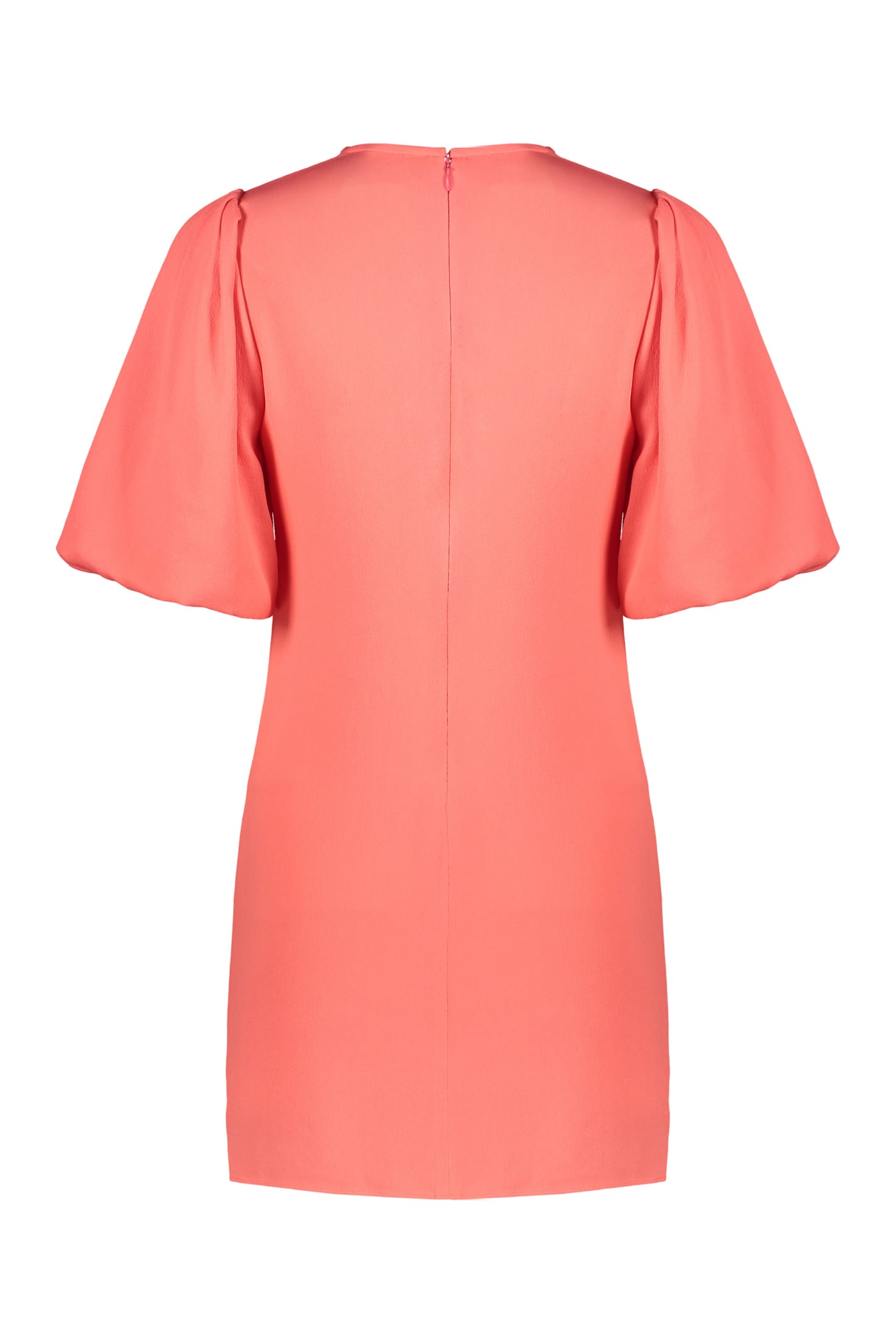 Shop Dsquared2 Crepe Dress In Coral