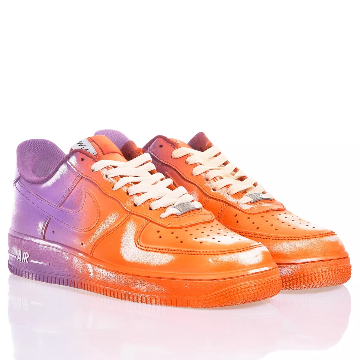 Shop Mimanera Nike Air Force 1 Orange Purple