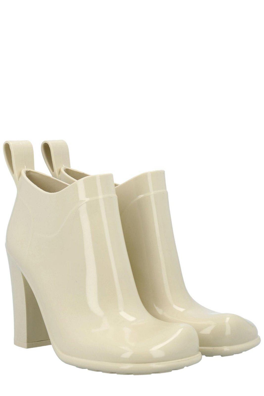 Shop Bottega Veneta Shine Square Toe Ankle Rain Boots