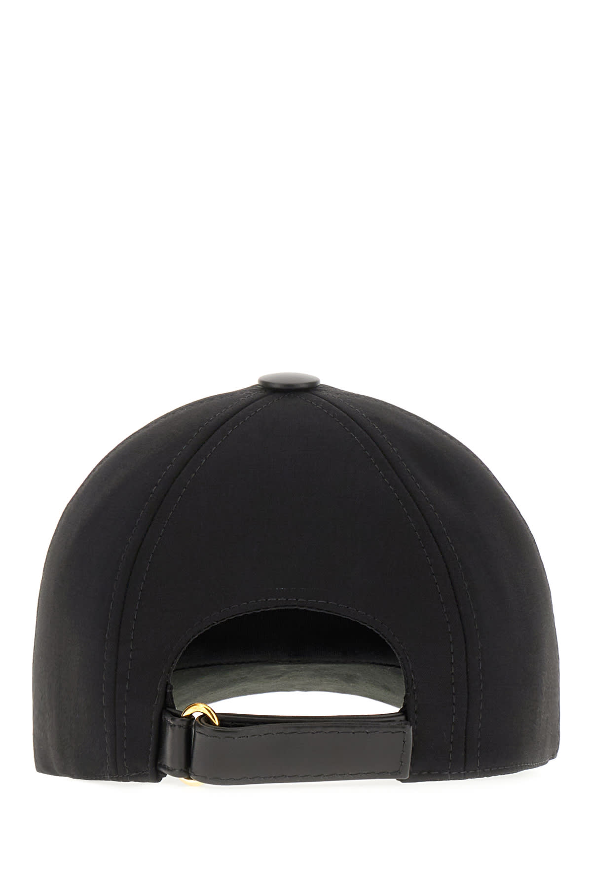 Shop Max Mara Black Cotton Baseball Cap In 003