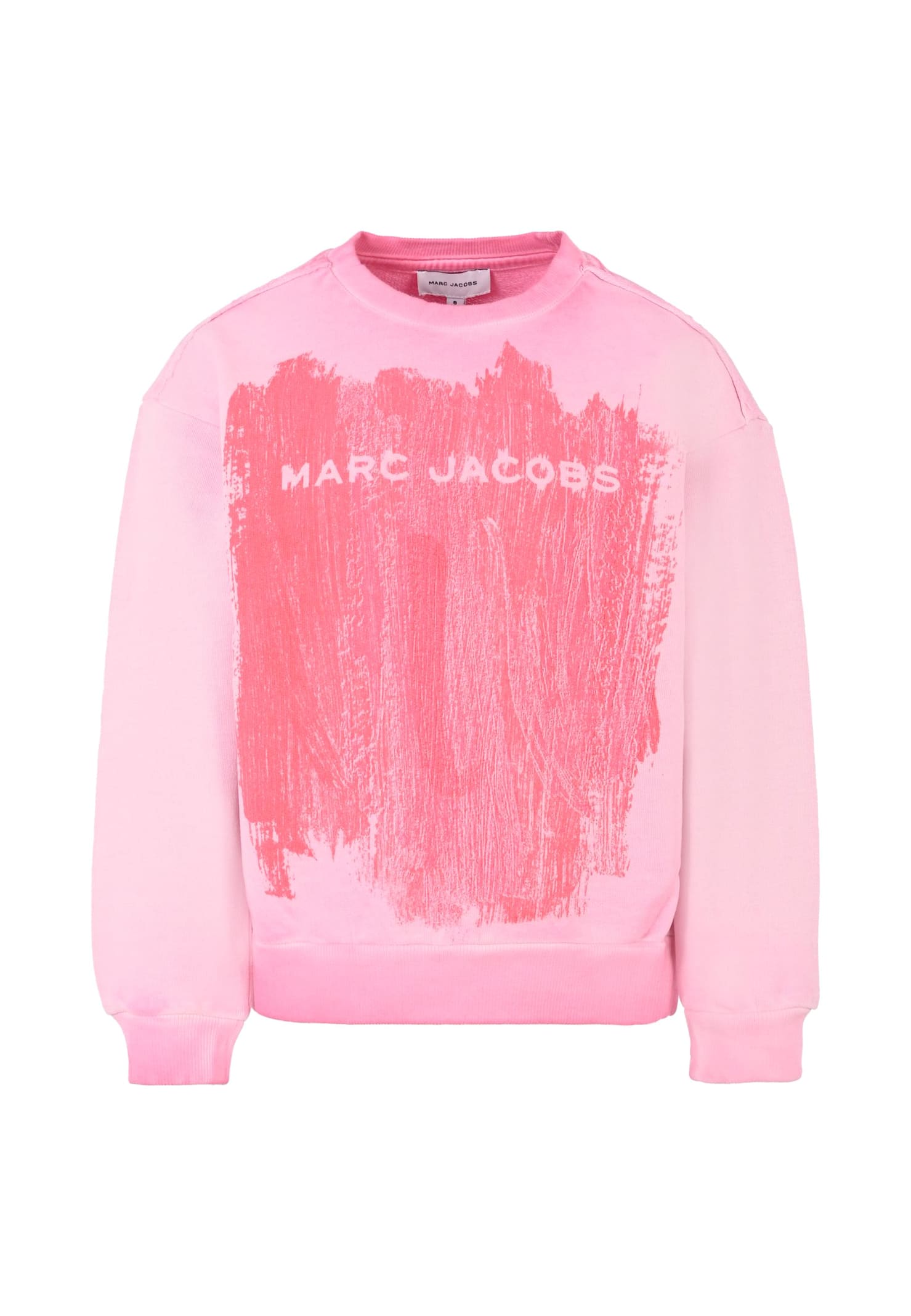 Marc Jacobs Kids' Pink Sweatshirt For Girl With Logo