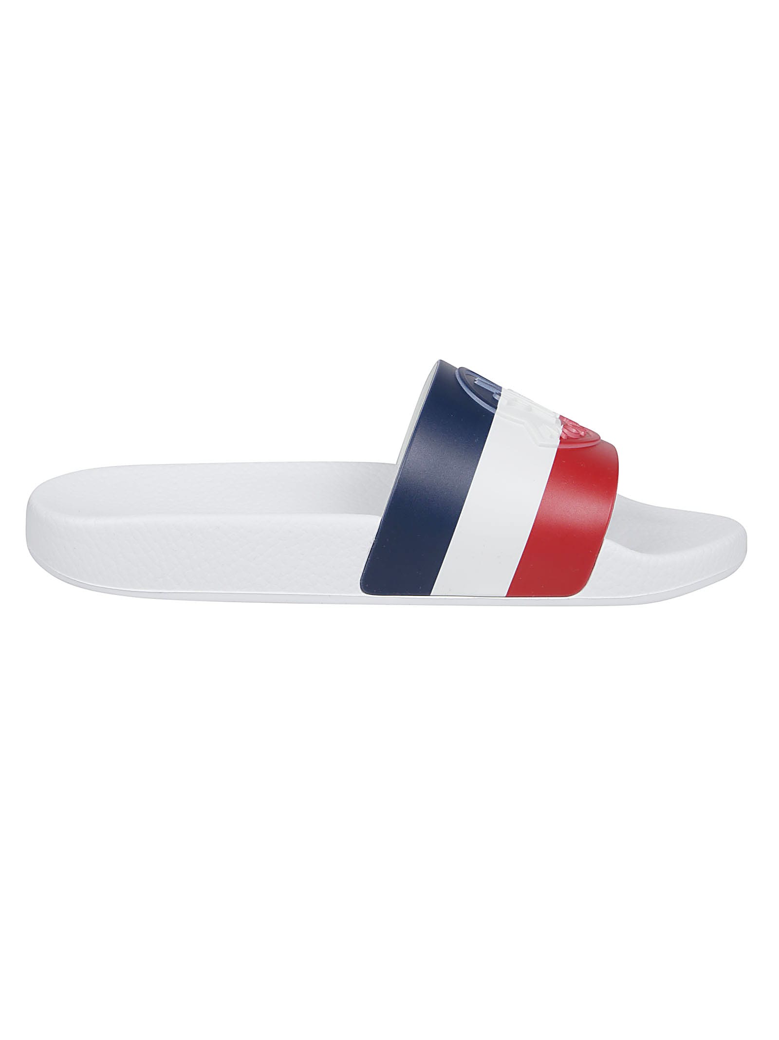 Buy Moncler Slides Jeanne online, shop Moncler shoes with free shipping