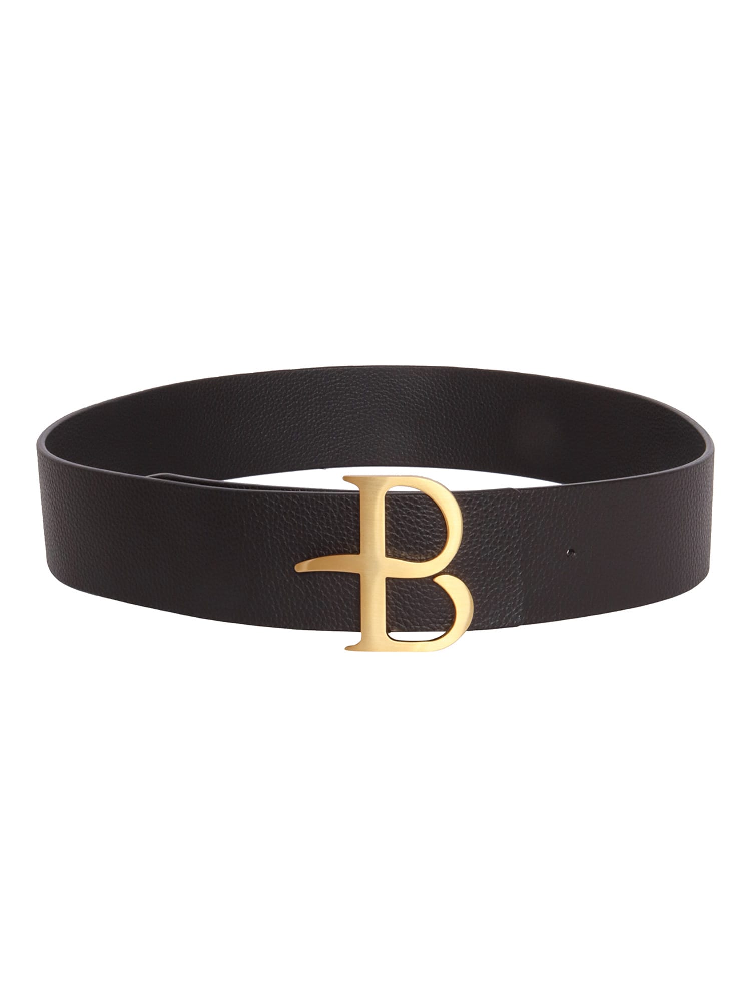 Shop Ballantyne Logo Buckle Belt In Brown