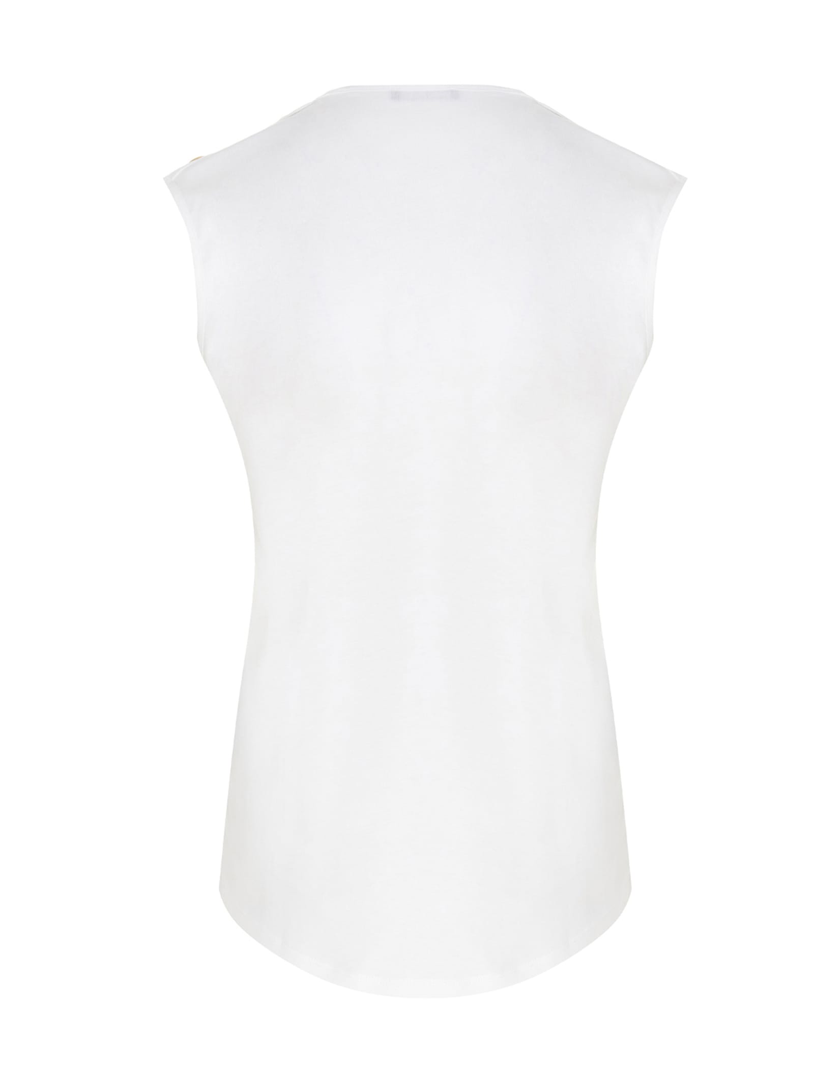 Shop Balmain Logo Tank Top