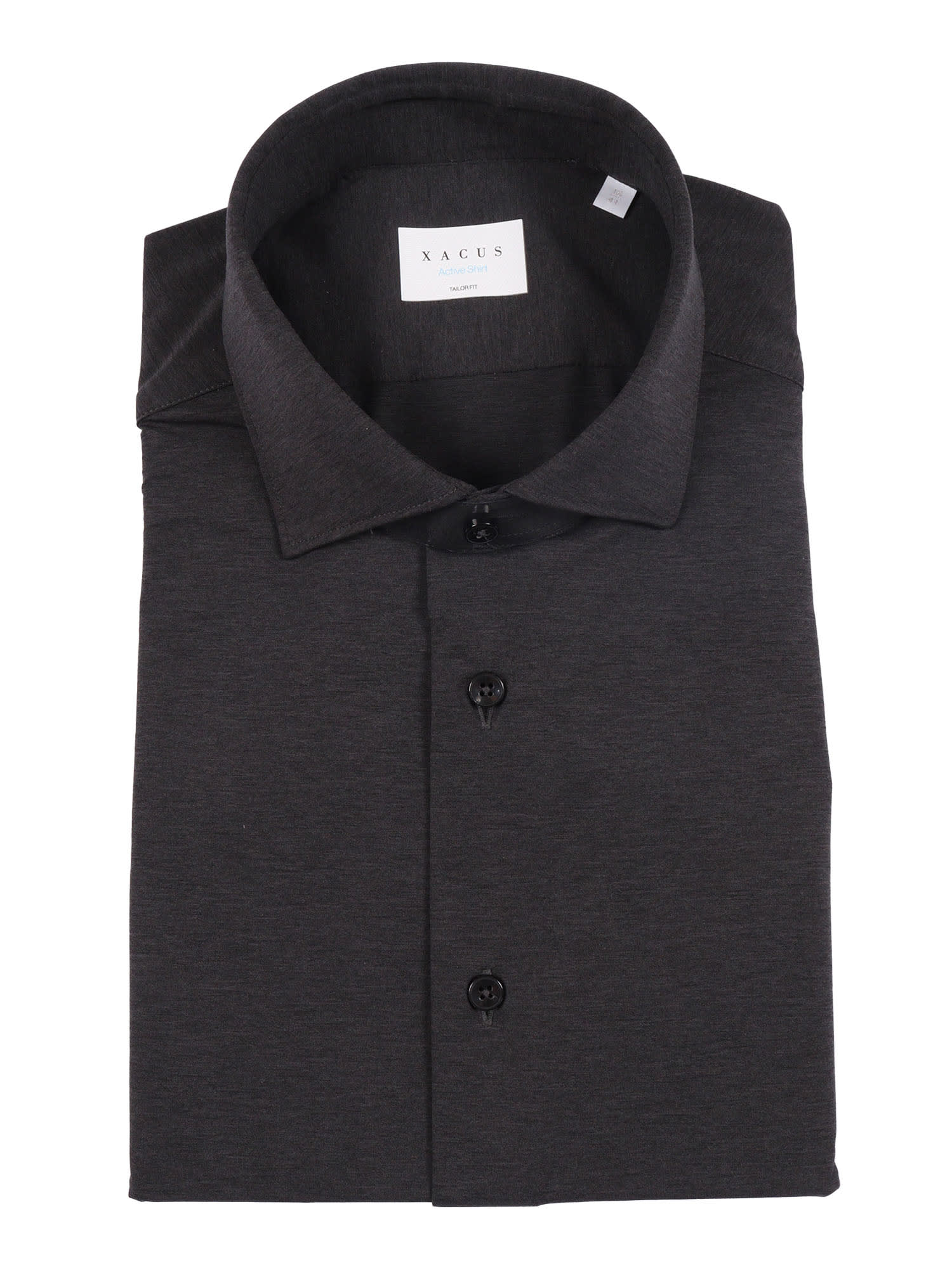 Xacus Button-down Shirt In Black