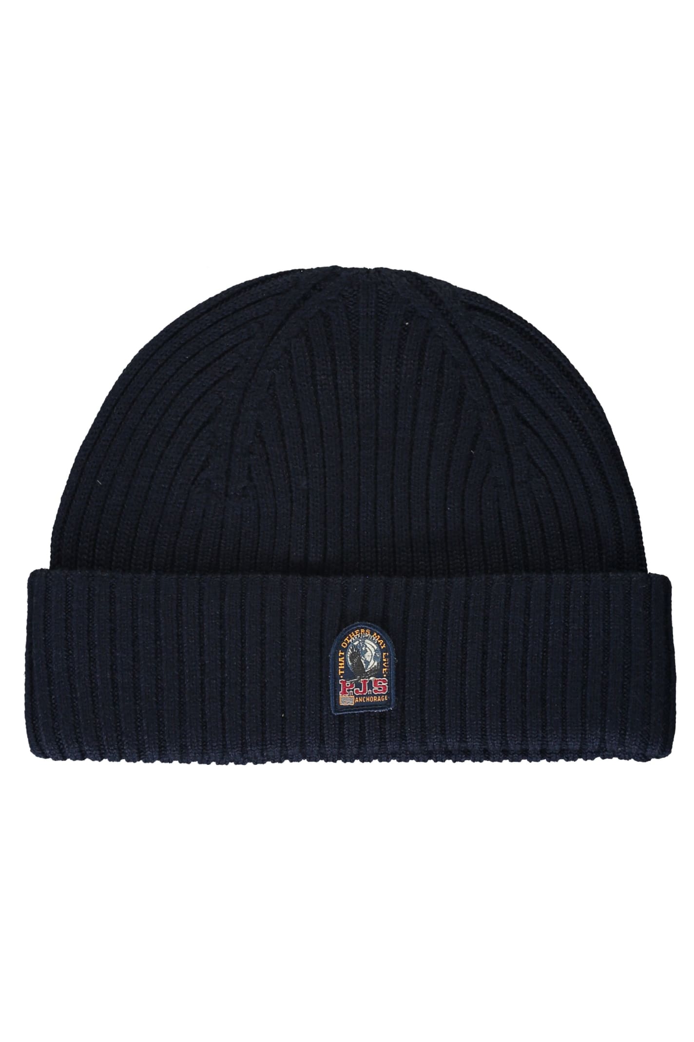 Parajumpers Ribbed Knit Beanie In Blue