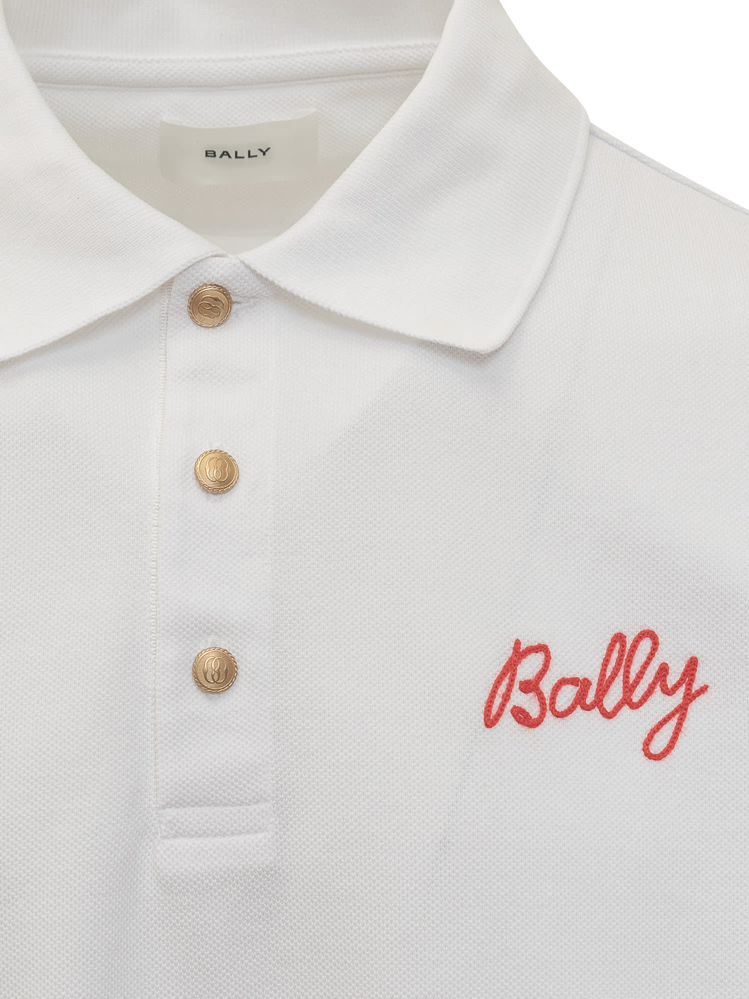Shop Bally Polo In White