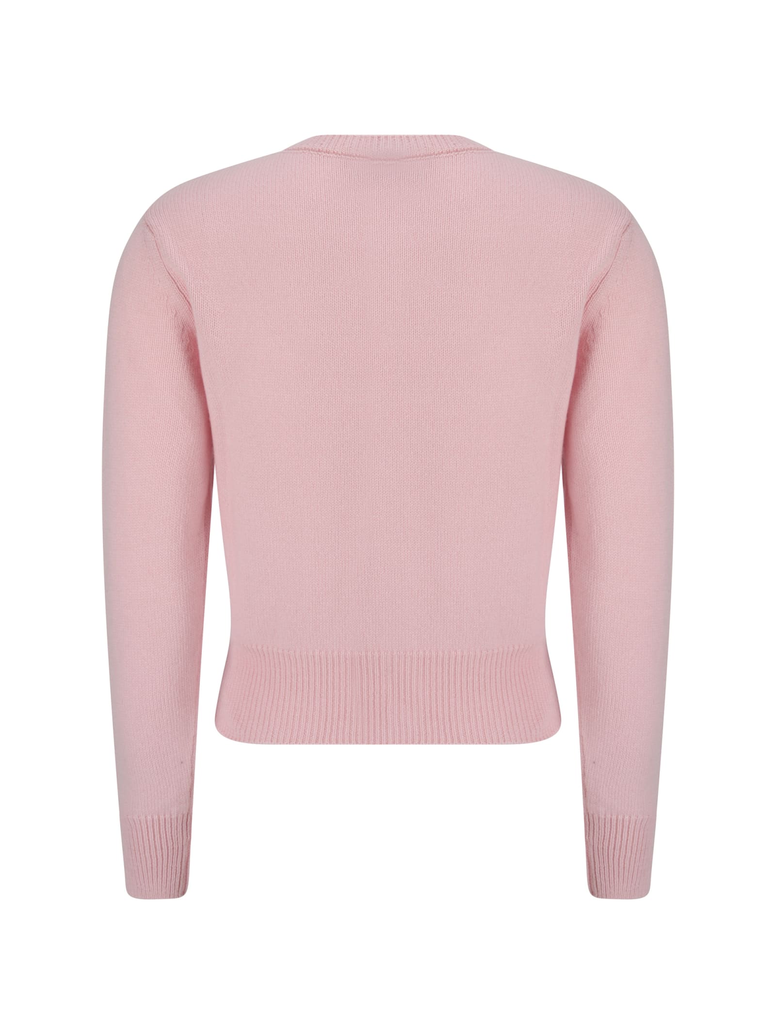 Shop Wild Cashmere Sandra Cardigan In Rosa