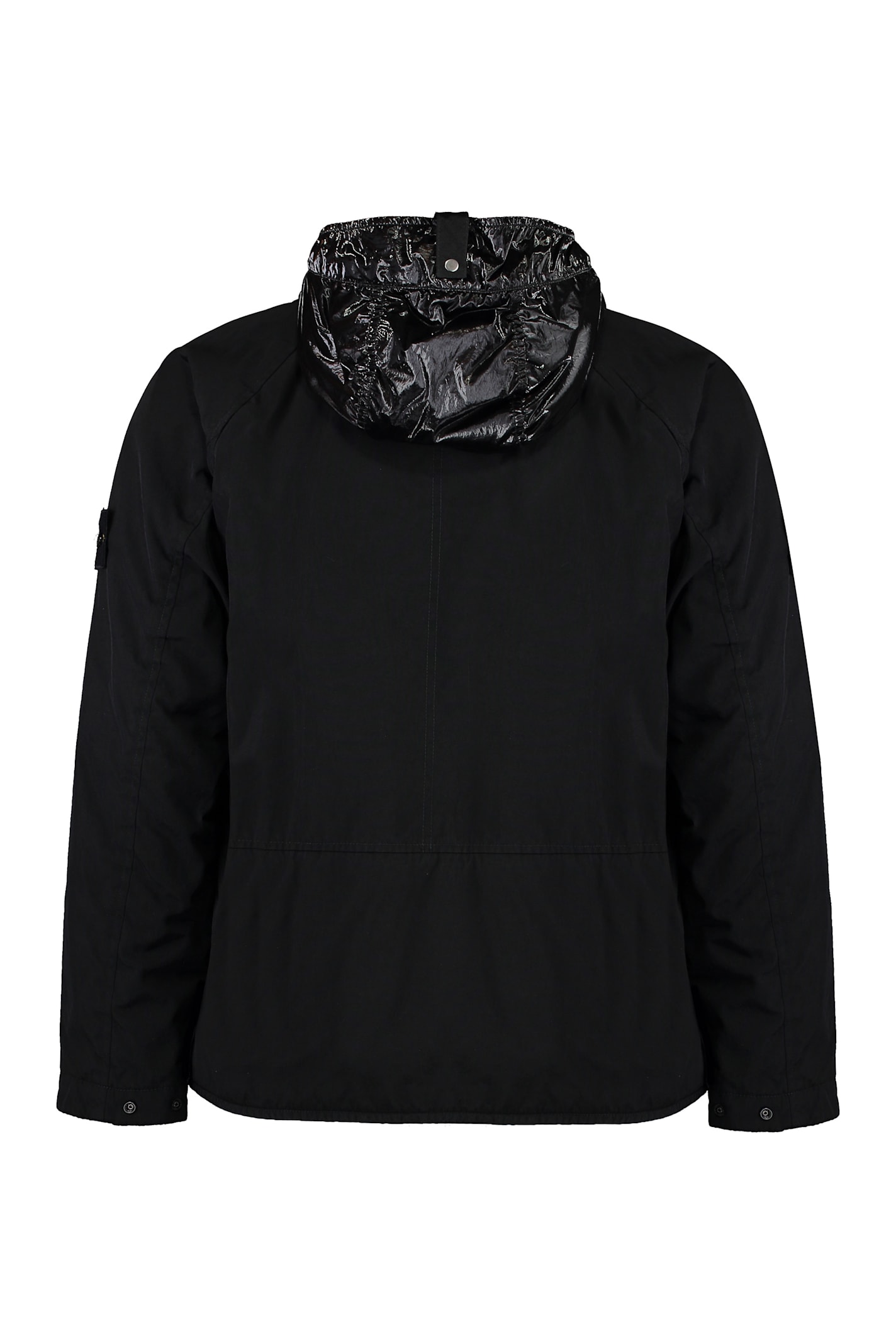 Stone Island Techno Fabric Jacket In Black