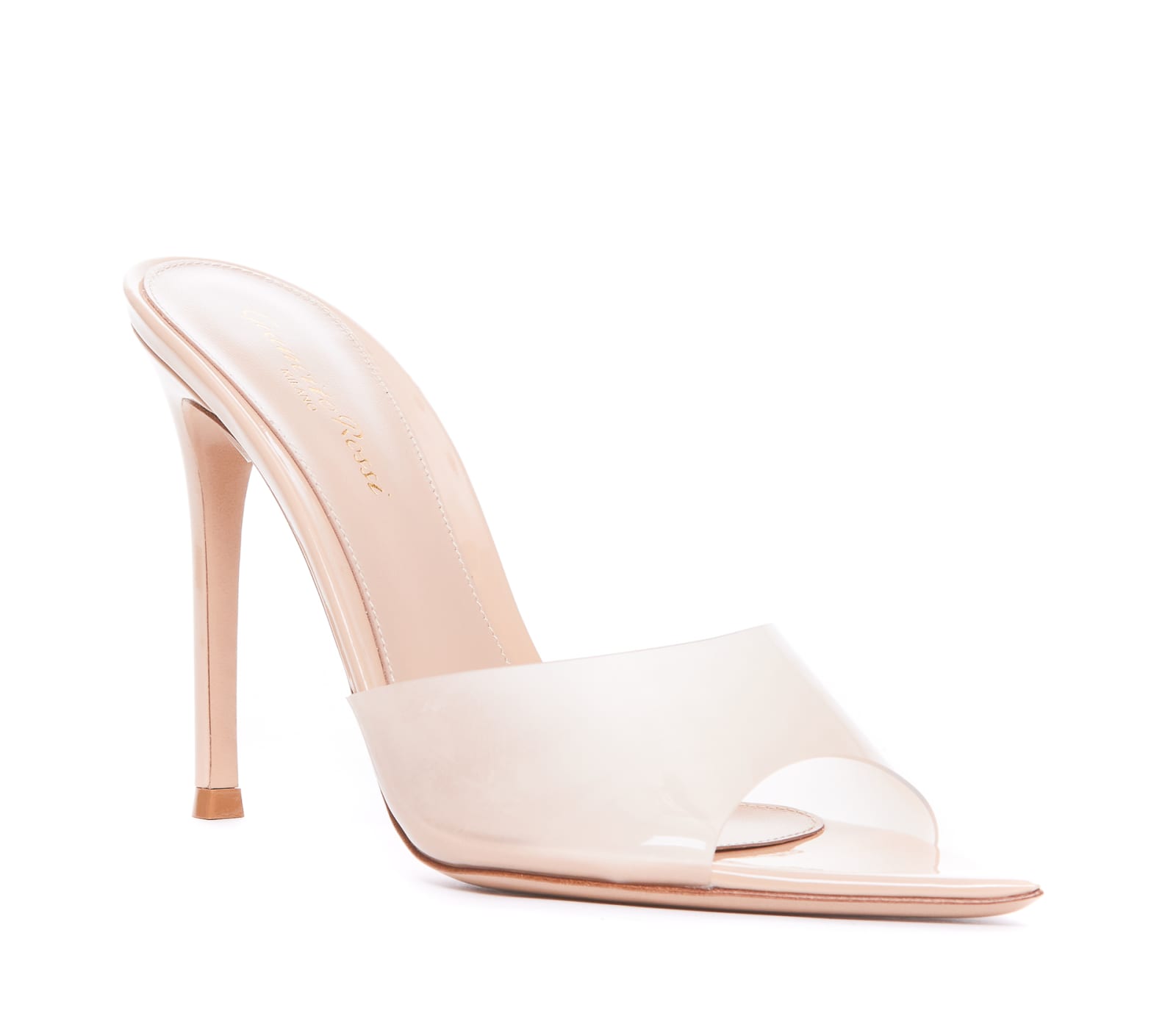 Shop Gianvito Rossi Elle Glass Sandals In Pink