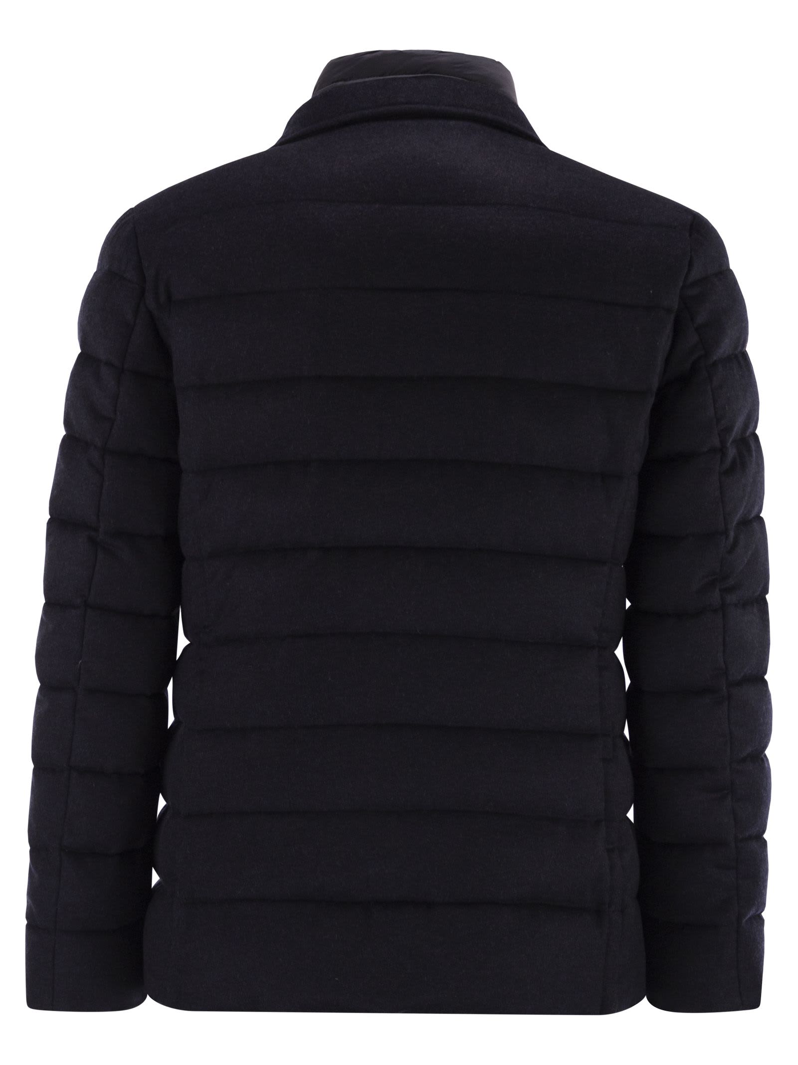 Moorer Nomos-ls9 - Jacket-style Down Jacket In Black