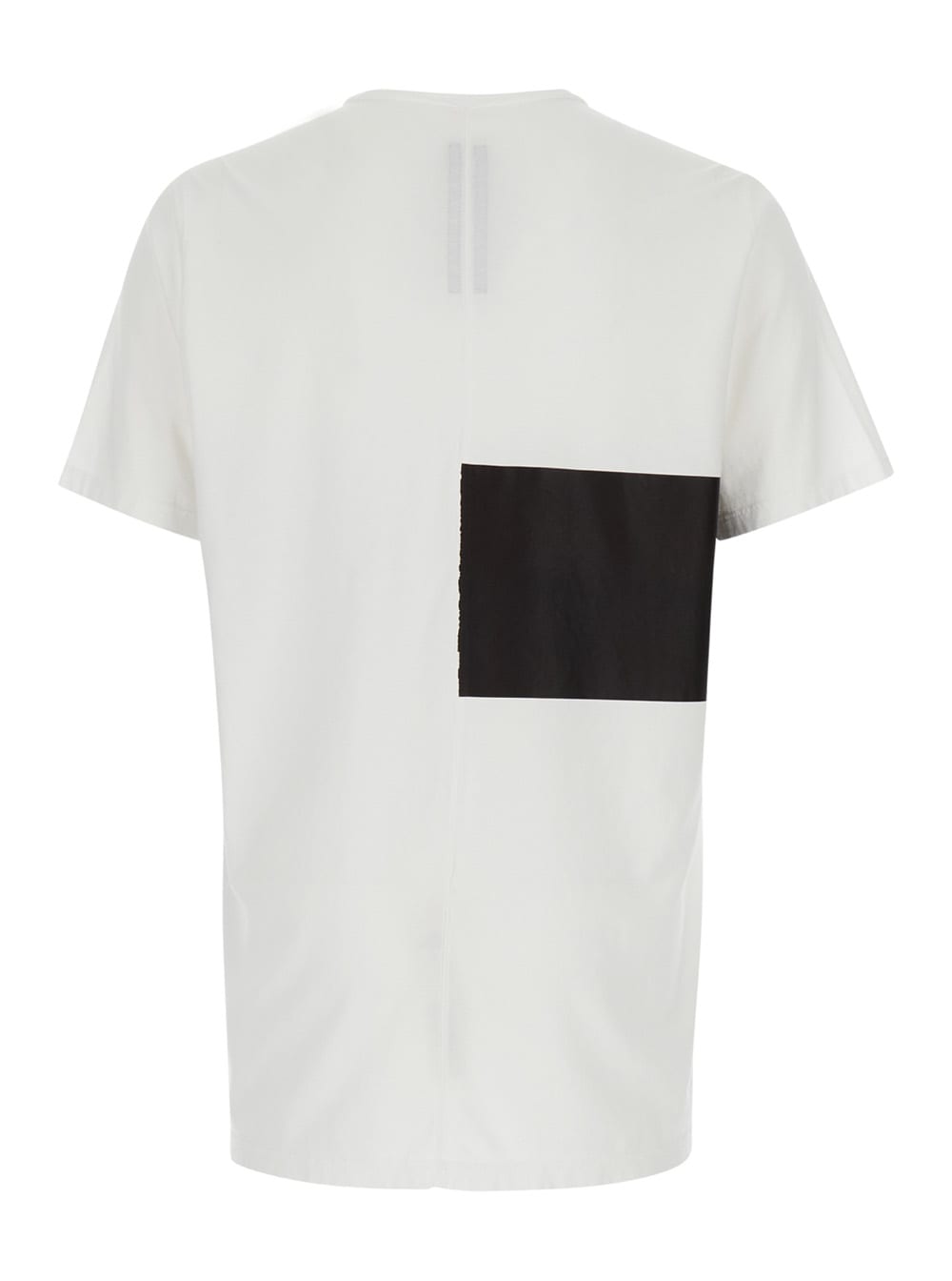Shop Drkshdw White T-shirt With Contrasting Logo Print In Cotton Man