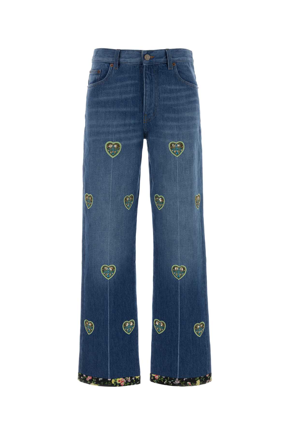 Valentino Garavani Denim Jeans In Blue