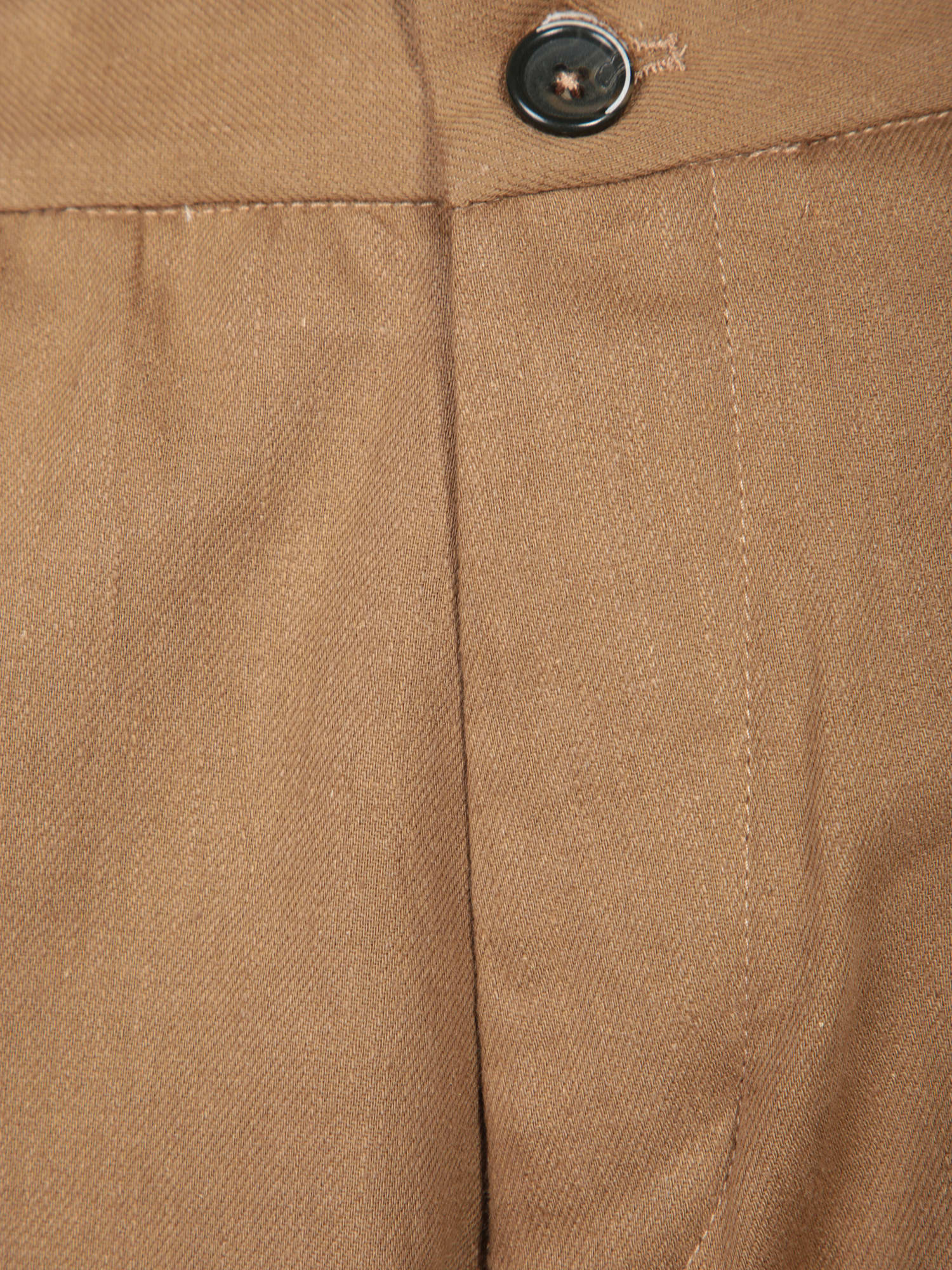 Nine In The Morning Tailored Beige Trousers With Button Closure In Brown