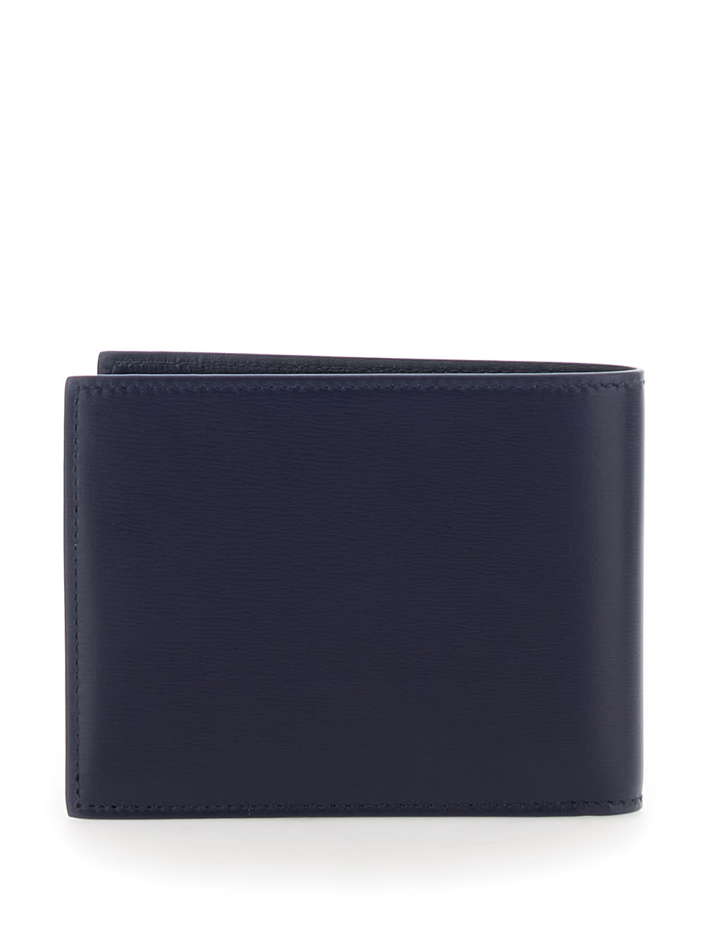 Ferragamo Classic Logo Bi-fold Leather Wallet In Black