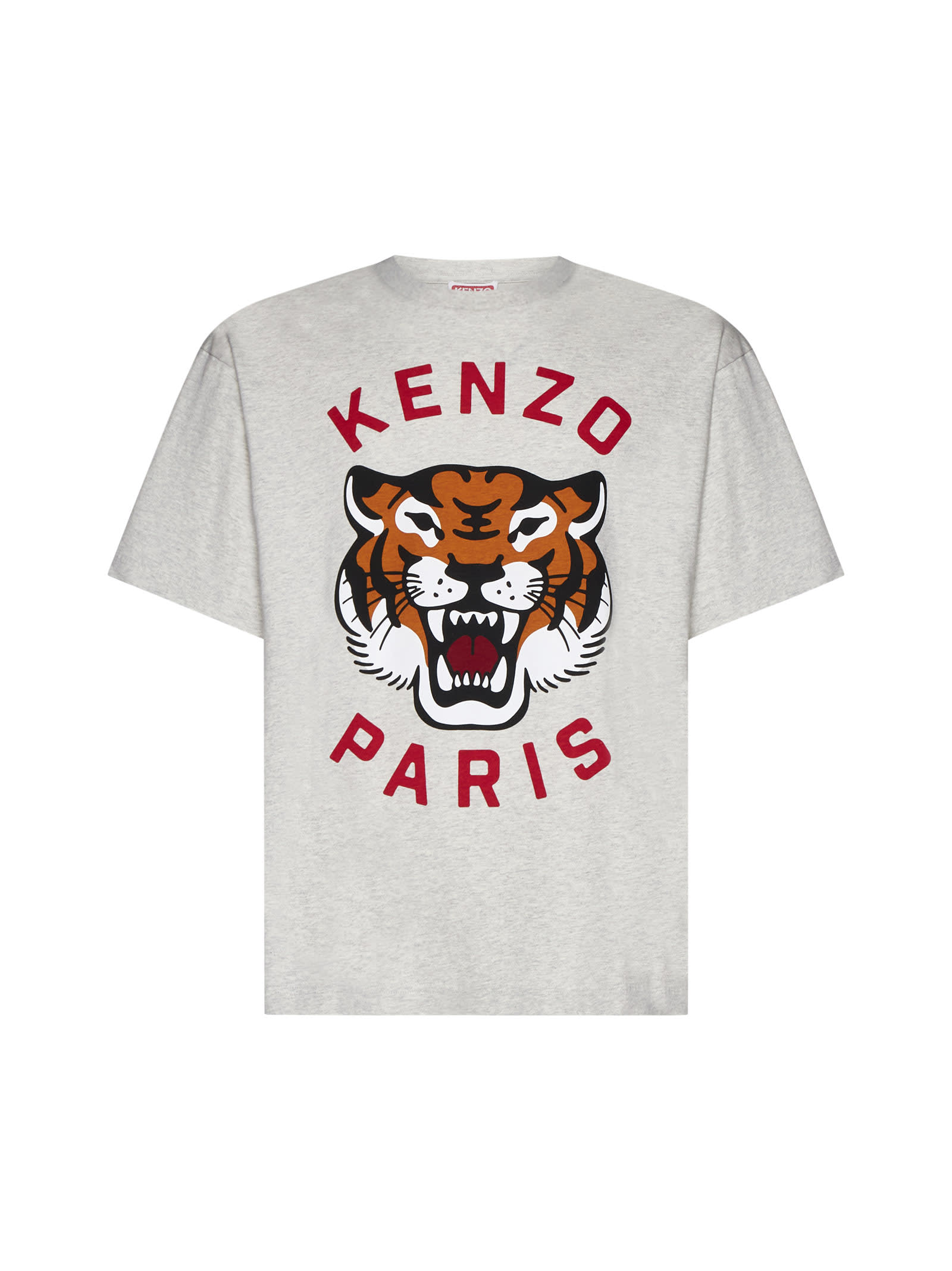 Shop Kenzo T-shirt In Pale Grey