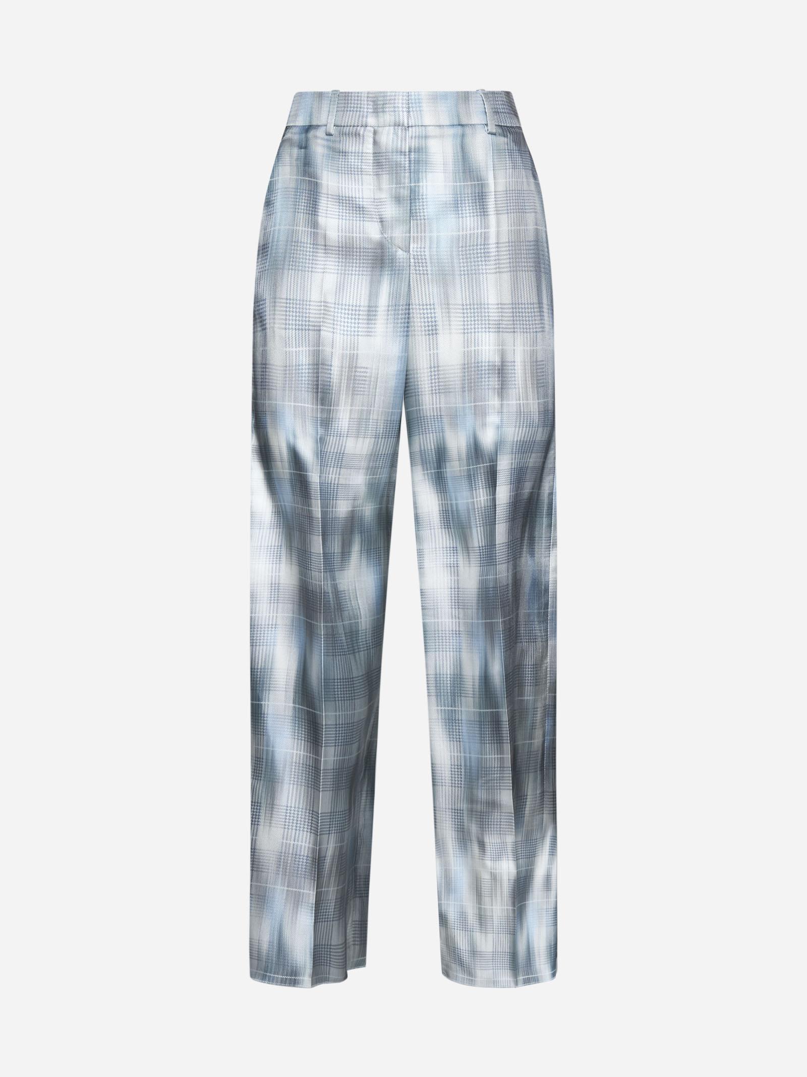 Pants In Grey Silk