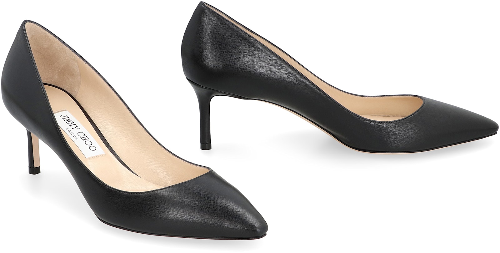 Jimmy Choo Pointed Toe Stiletto Heel Pumps In Black