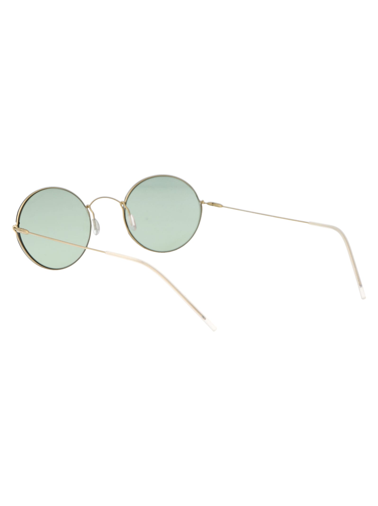 Shop Giorgio Armani 0ar6115t Sunglasses In 3002/2 Pale Gold