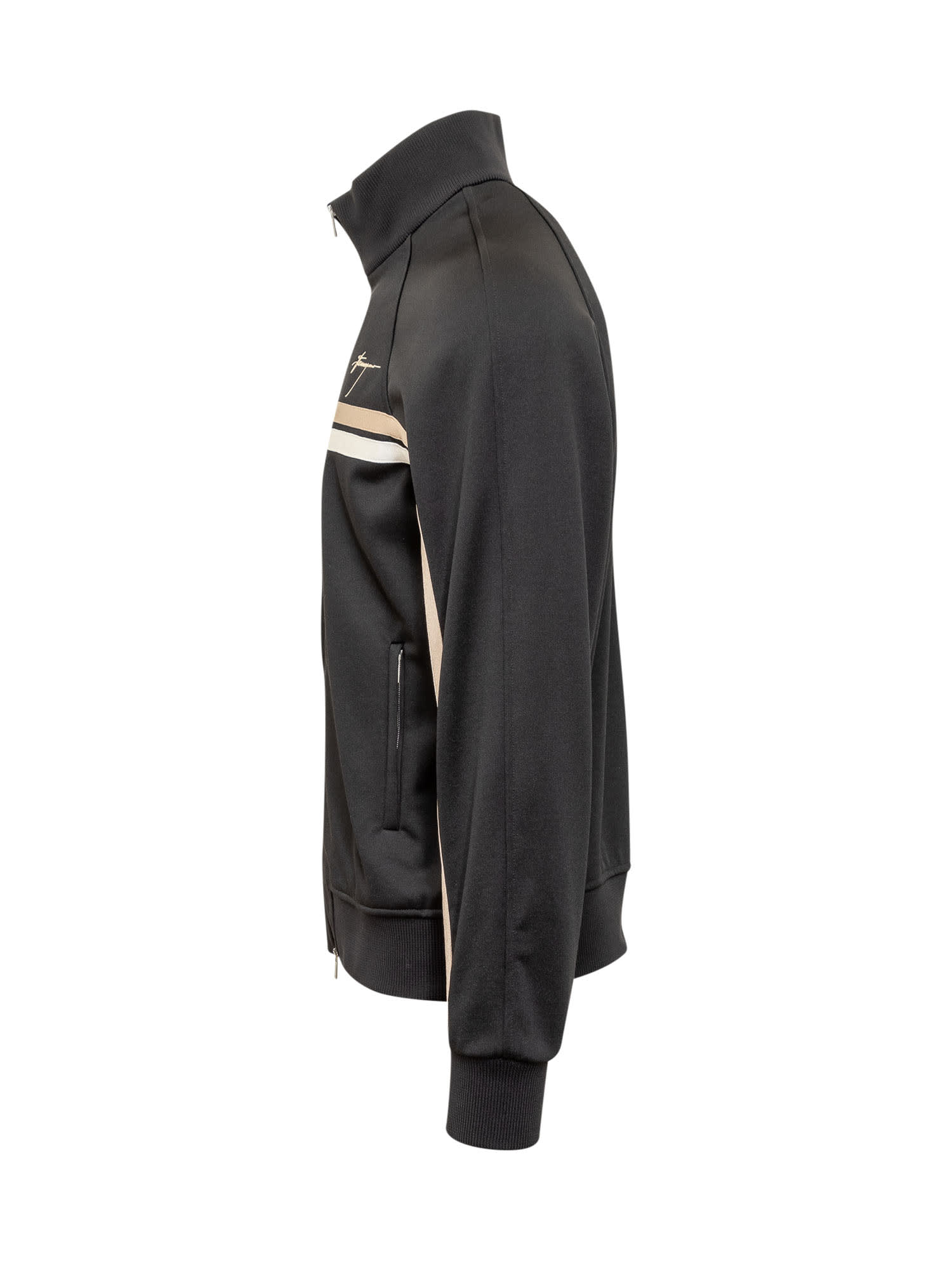 Shop Ferragamo Blouson In Nero