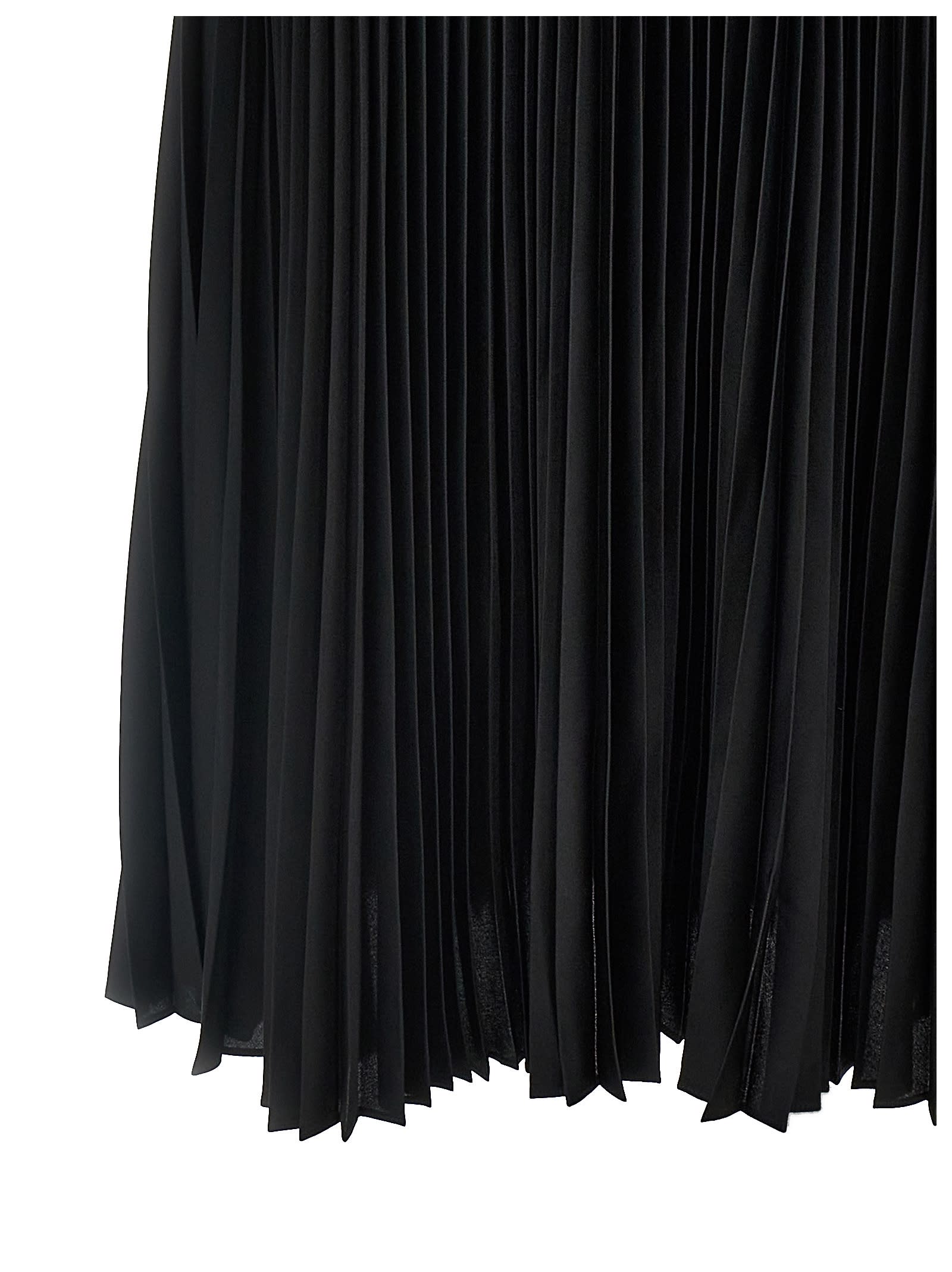 Shop Theory Crew Sl Dress In Black