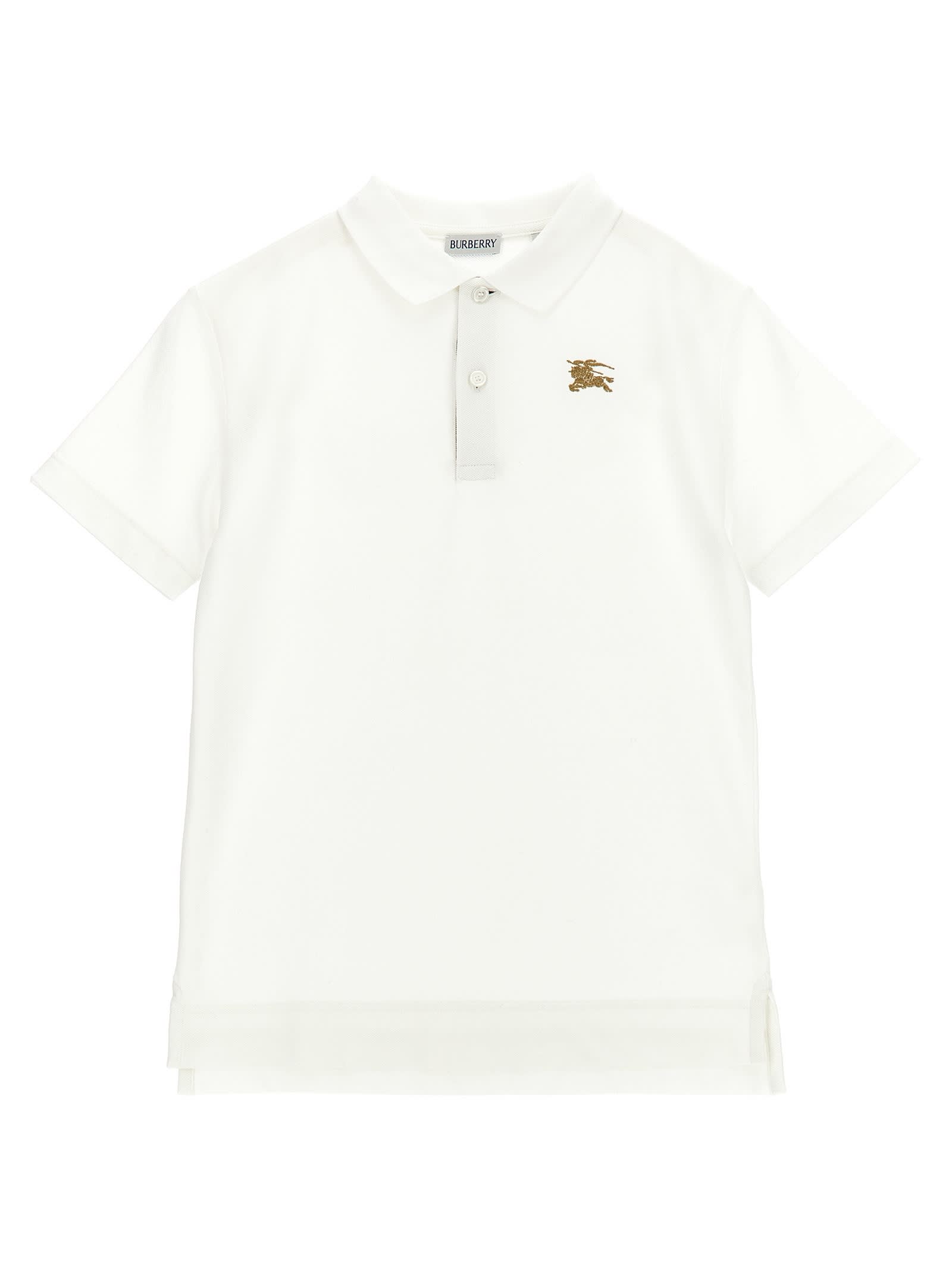 Burberry Johane Polo Shirt In White