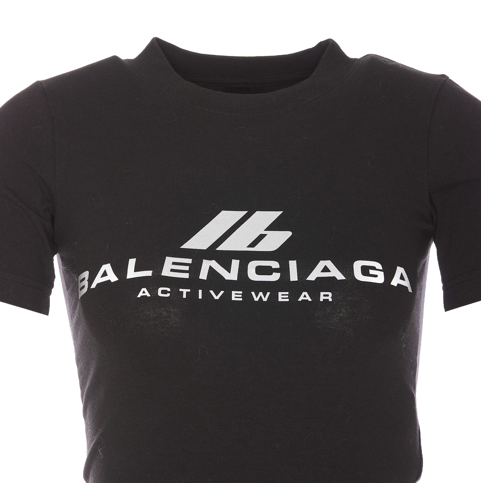 Shop Balenciaga Activewear T-shrit In Black