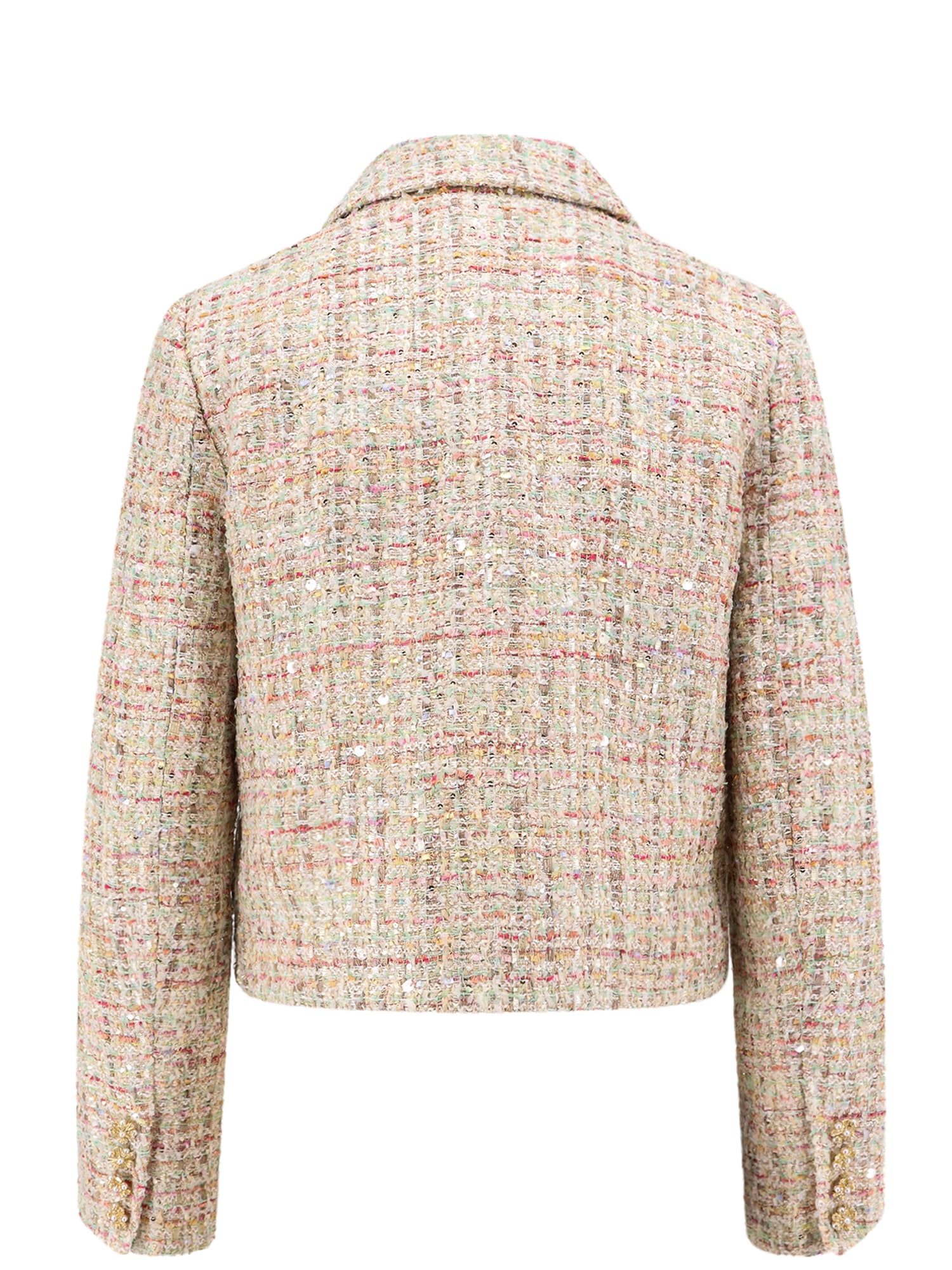 Shop Self-portrait Blazer In Multicolour