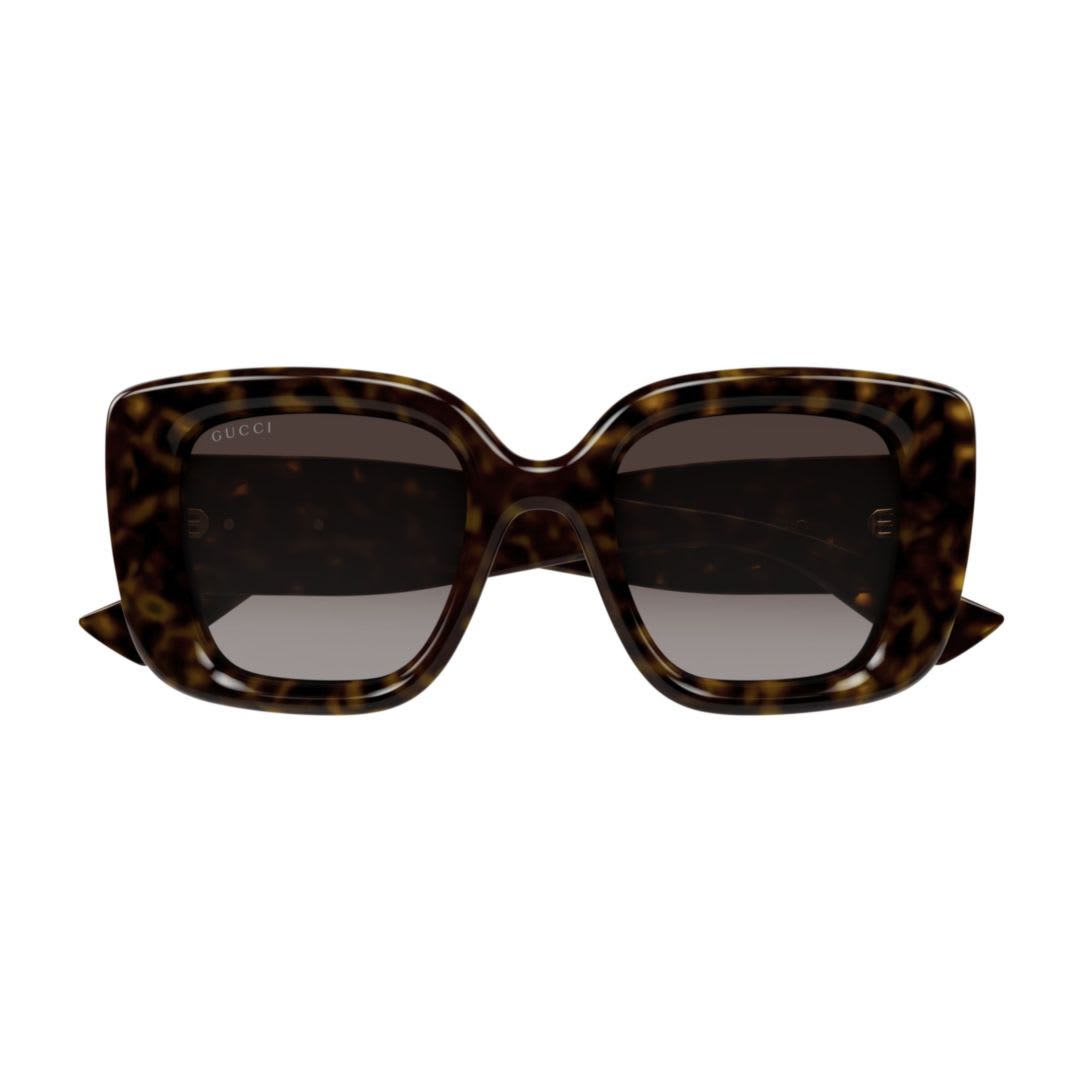Gucci Gg Bag 50mm Acetate Butterfly Sunglasses In Brown
