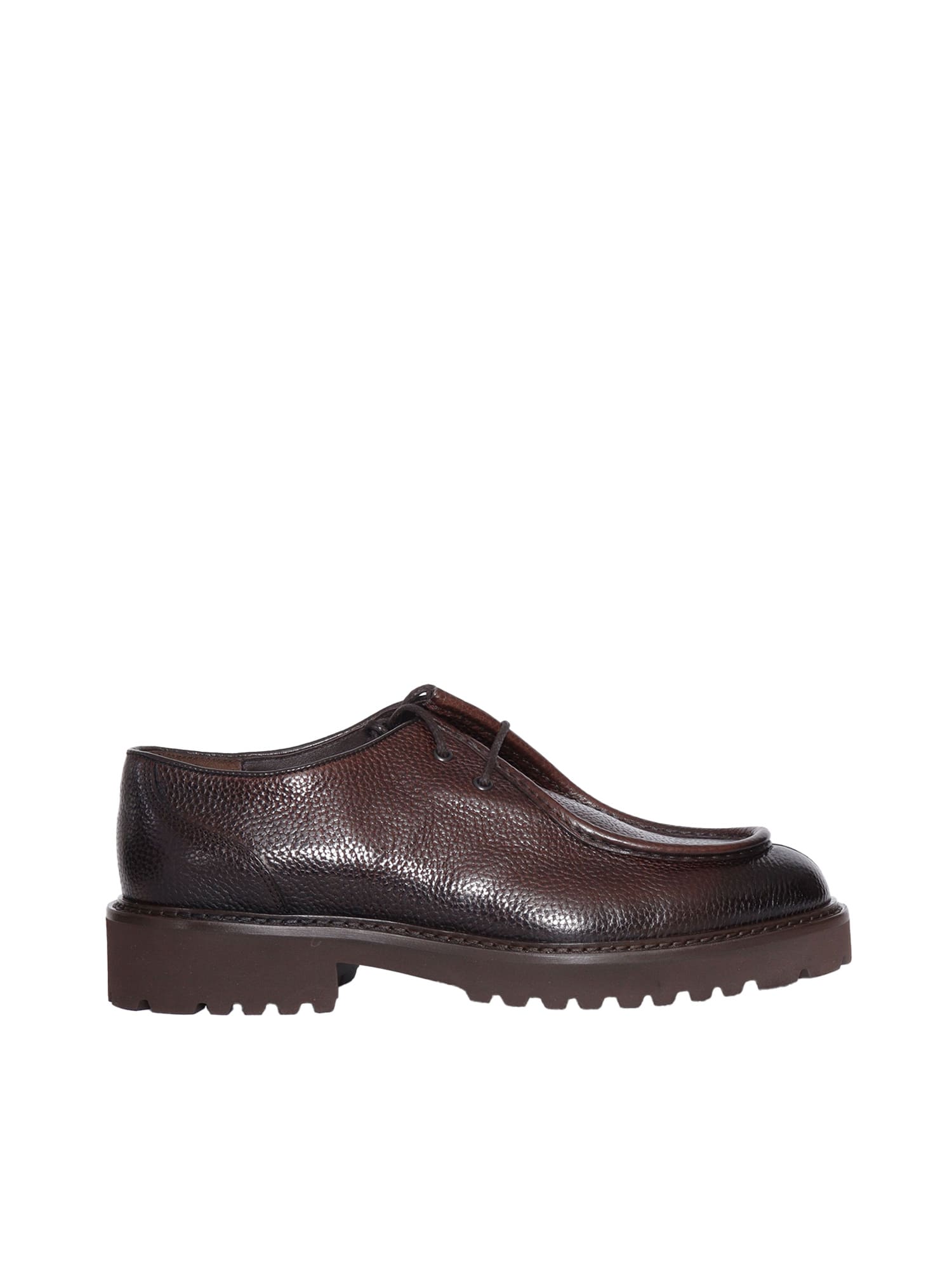 Shop Doucal's Shoes (gm) Inca Brown+brown Sole