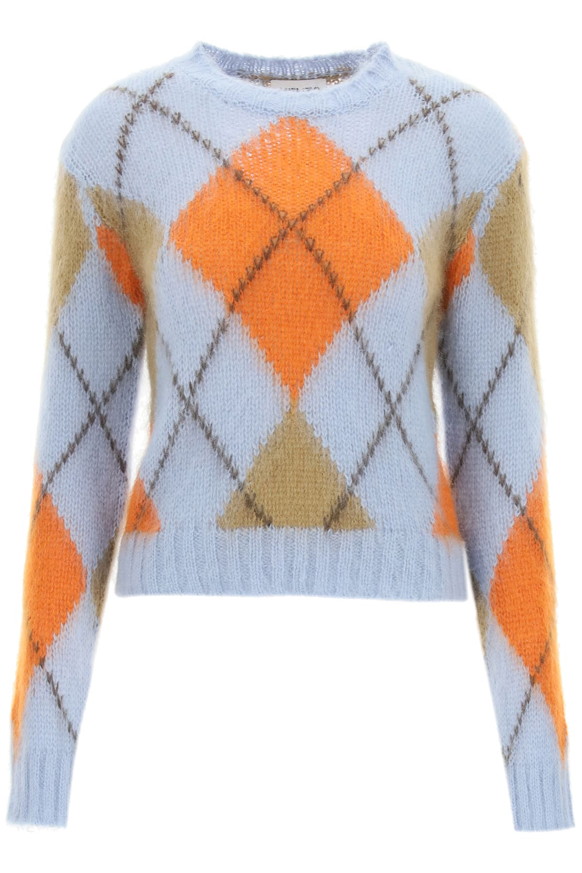 Kenzo Argyle Sweater In Wool And Mohair