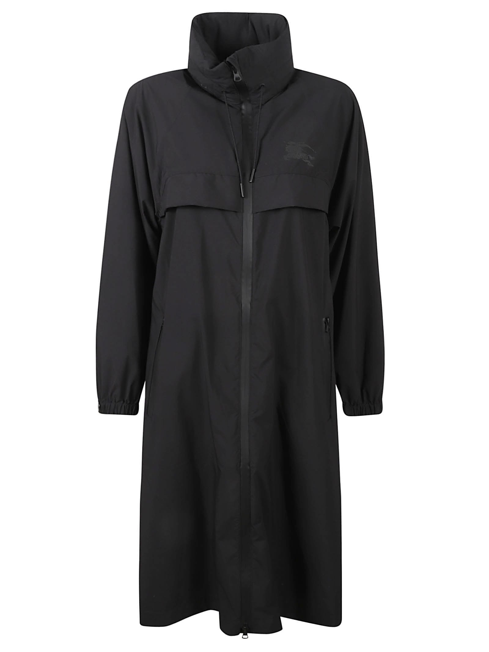 Burberry High-neck Logo Trench