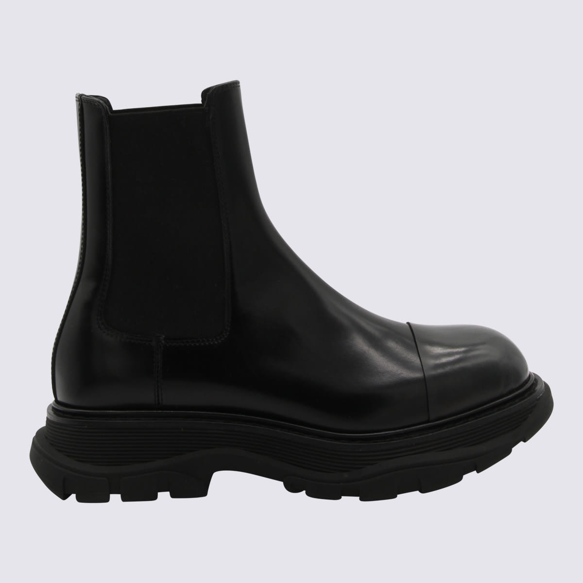 Black Leathher Chelsea Boots