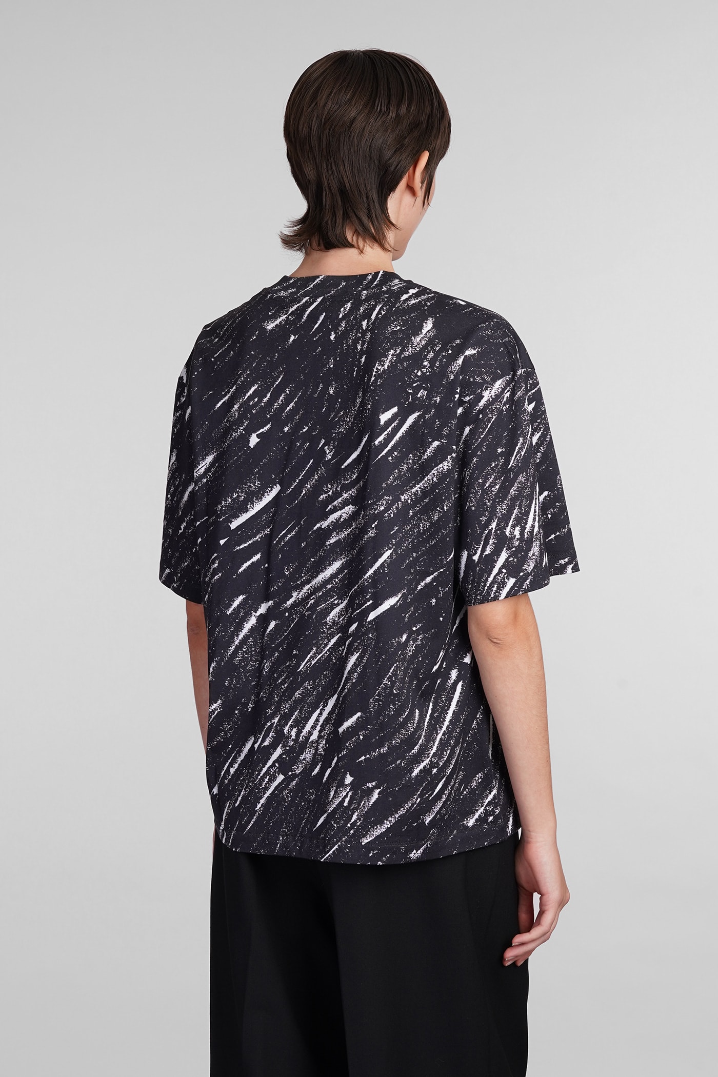 Shop Marni T-shirt In Black Cotton