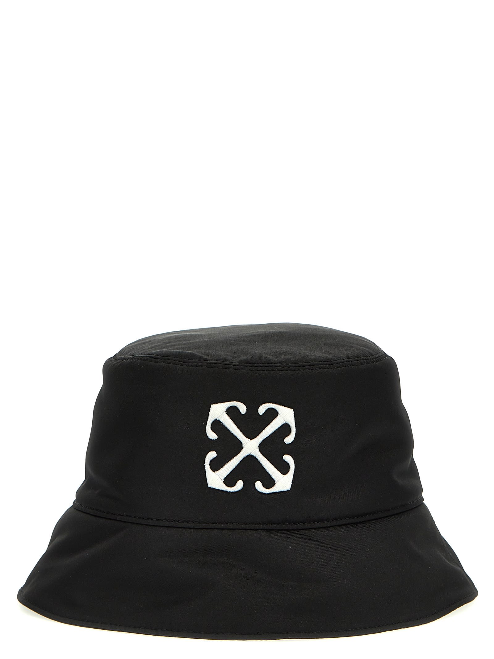 Off-white Arrow Bucket Hat In White/black