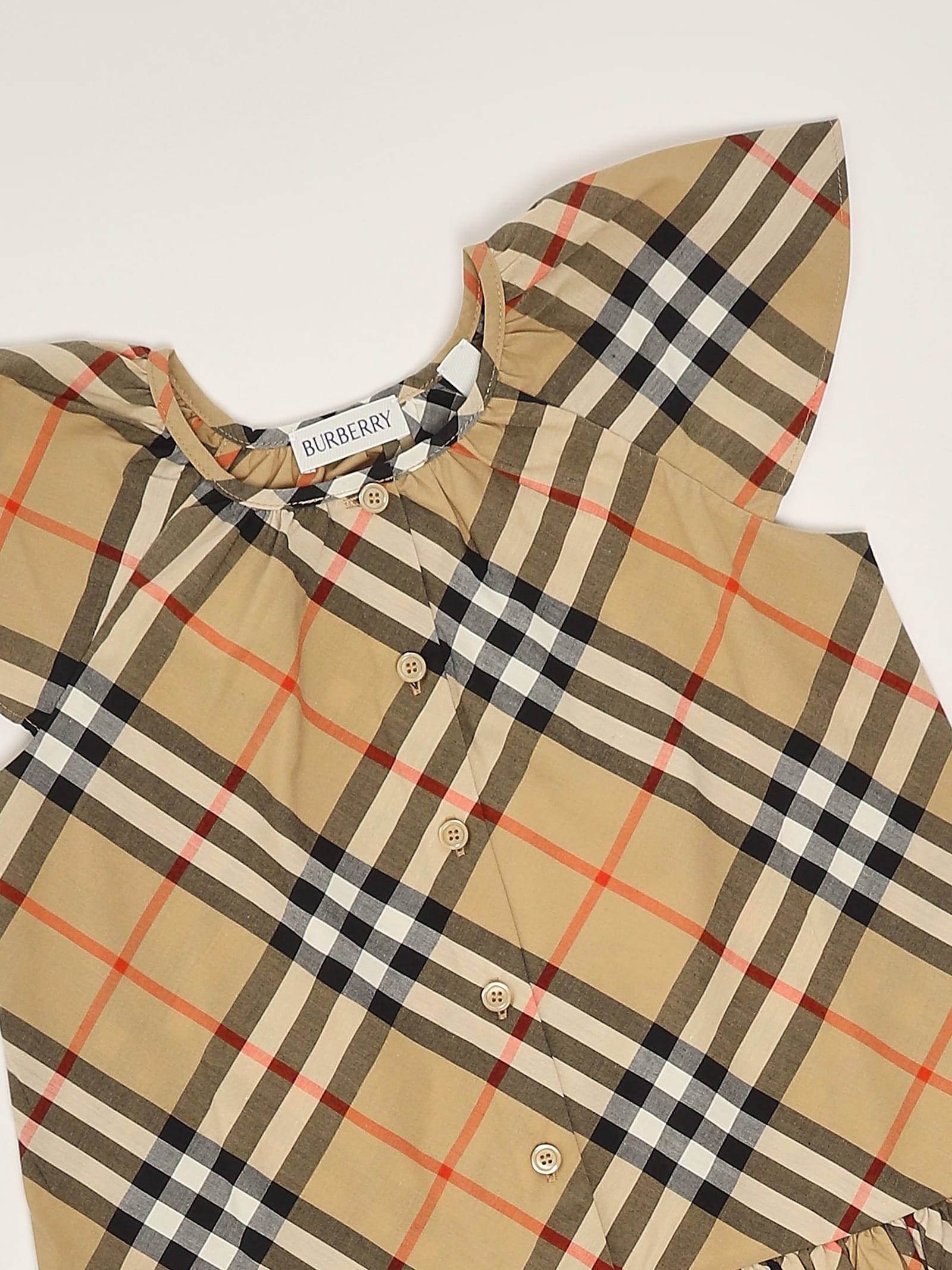 Burberry Talley Dress Dress In Brown