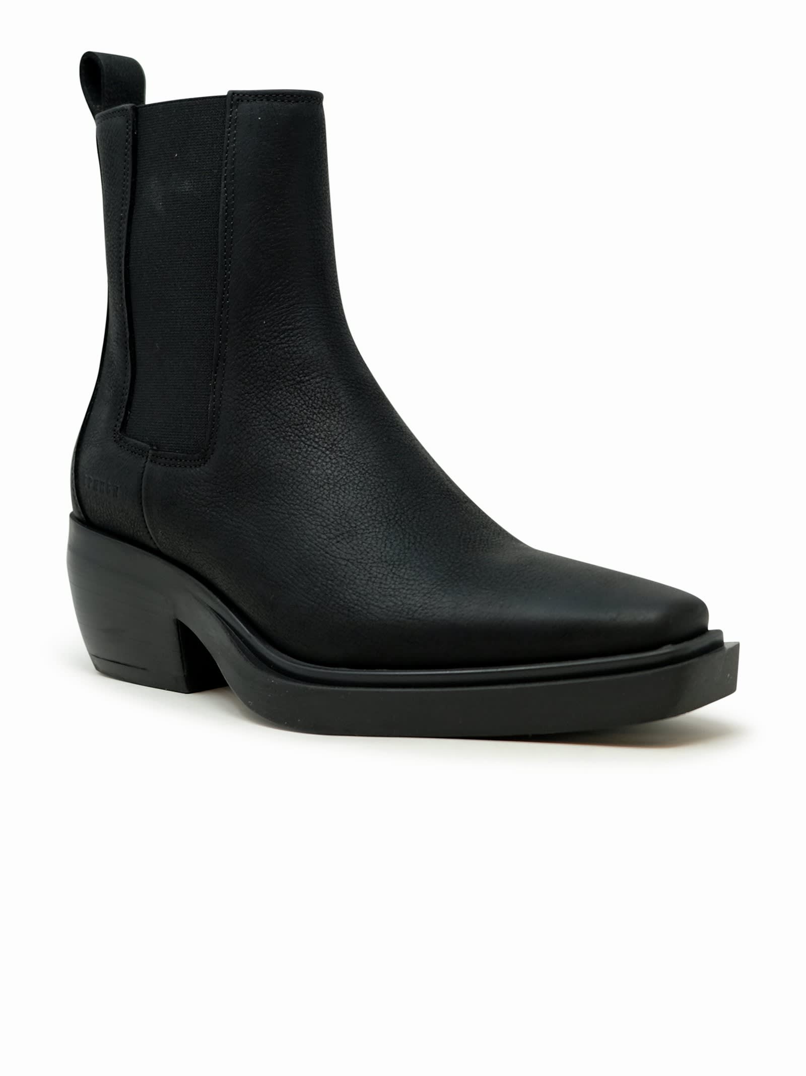 Shop Copenhagen Facph236 Black Leather Ankle Boots