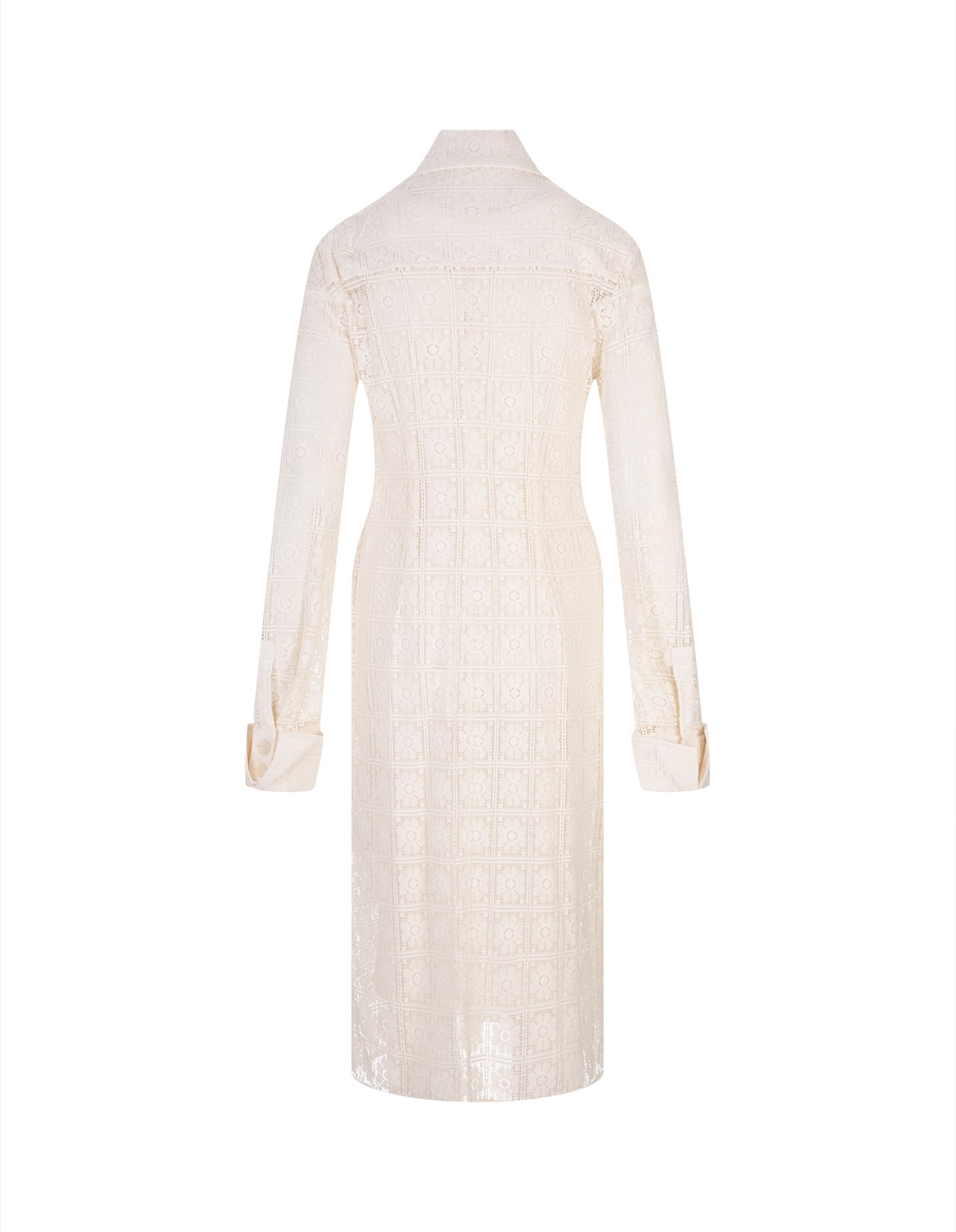 Shop Sportmax White Recente Shirt Dress In Bianco