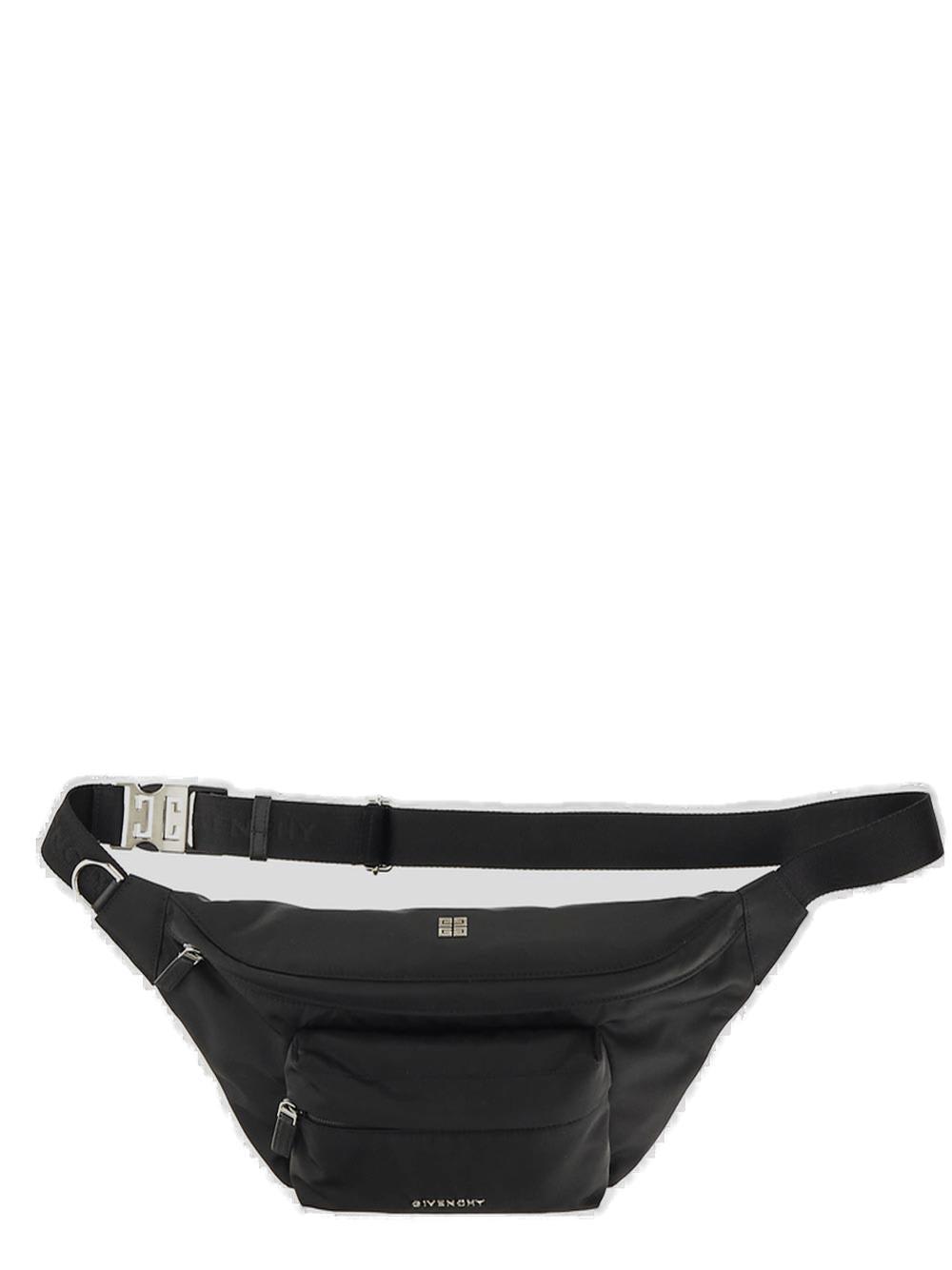 Givenchy Logo Plaque Zipped Belt Bag