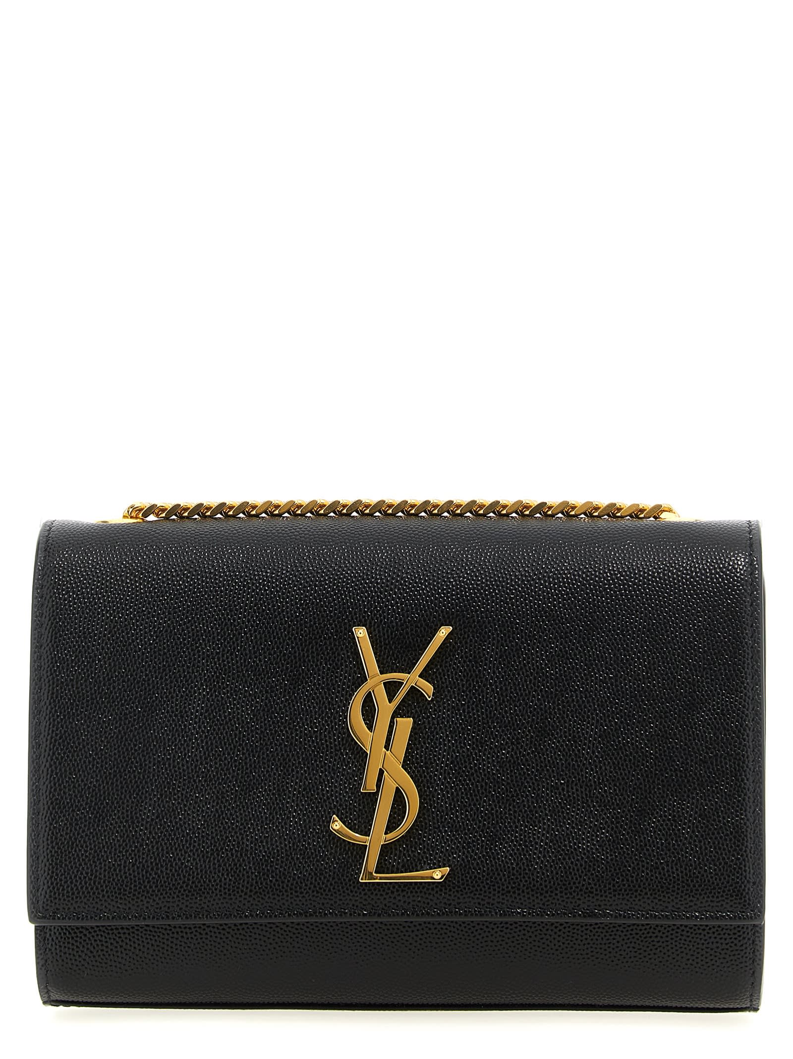 Saint Laurent Kate Chain Strap Shoulder Bag In Pink