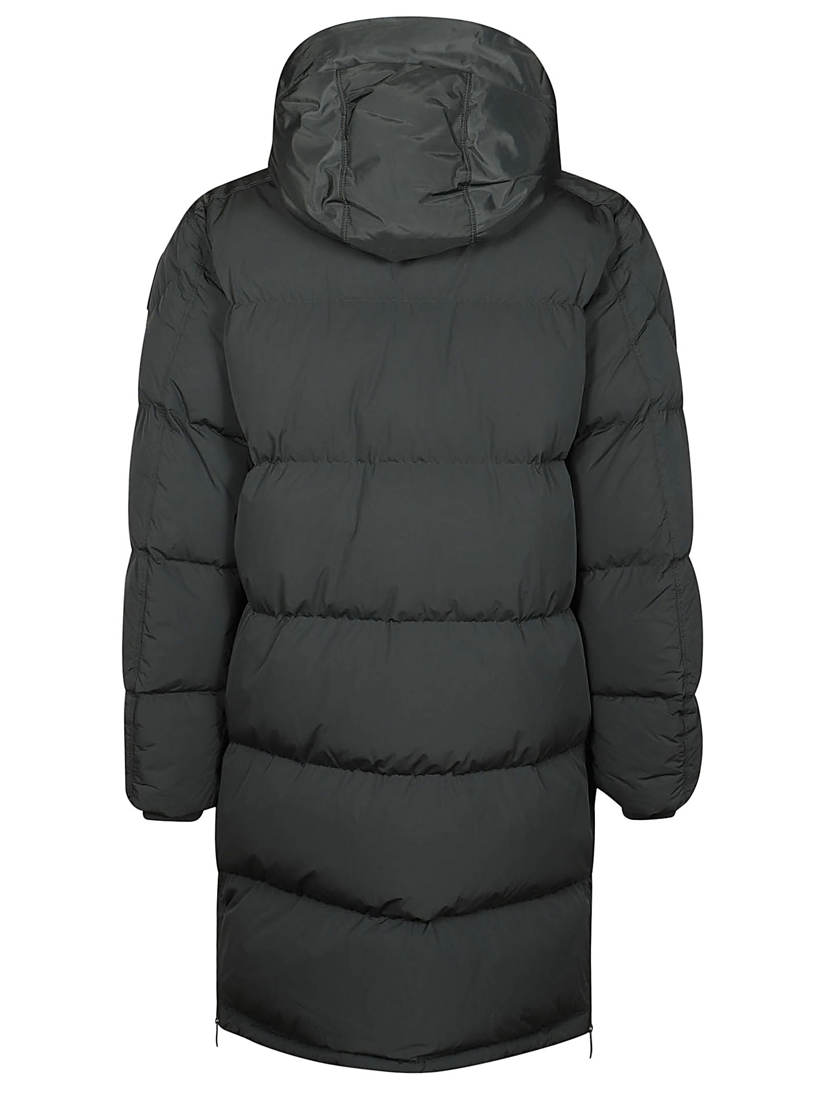 Shop Parajumpers Long Bear Down Parka In Green Gables