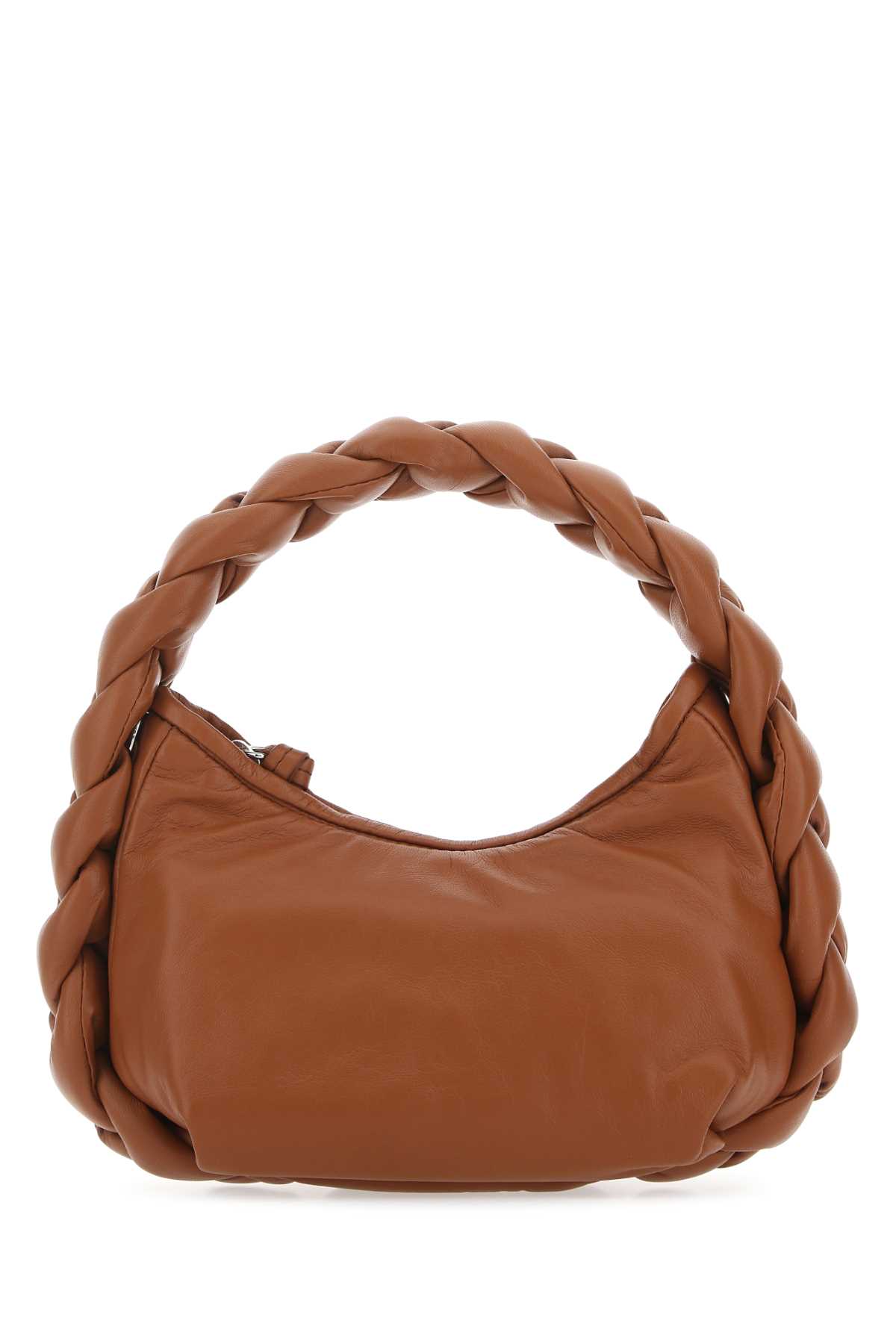 Brown Nappa Leather Mini Espiga Handbag